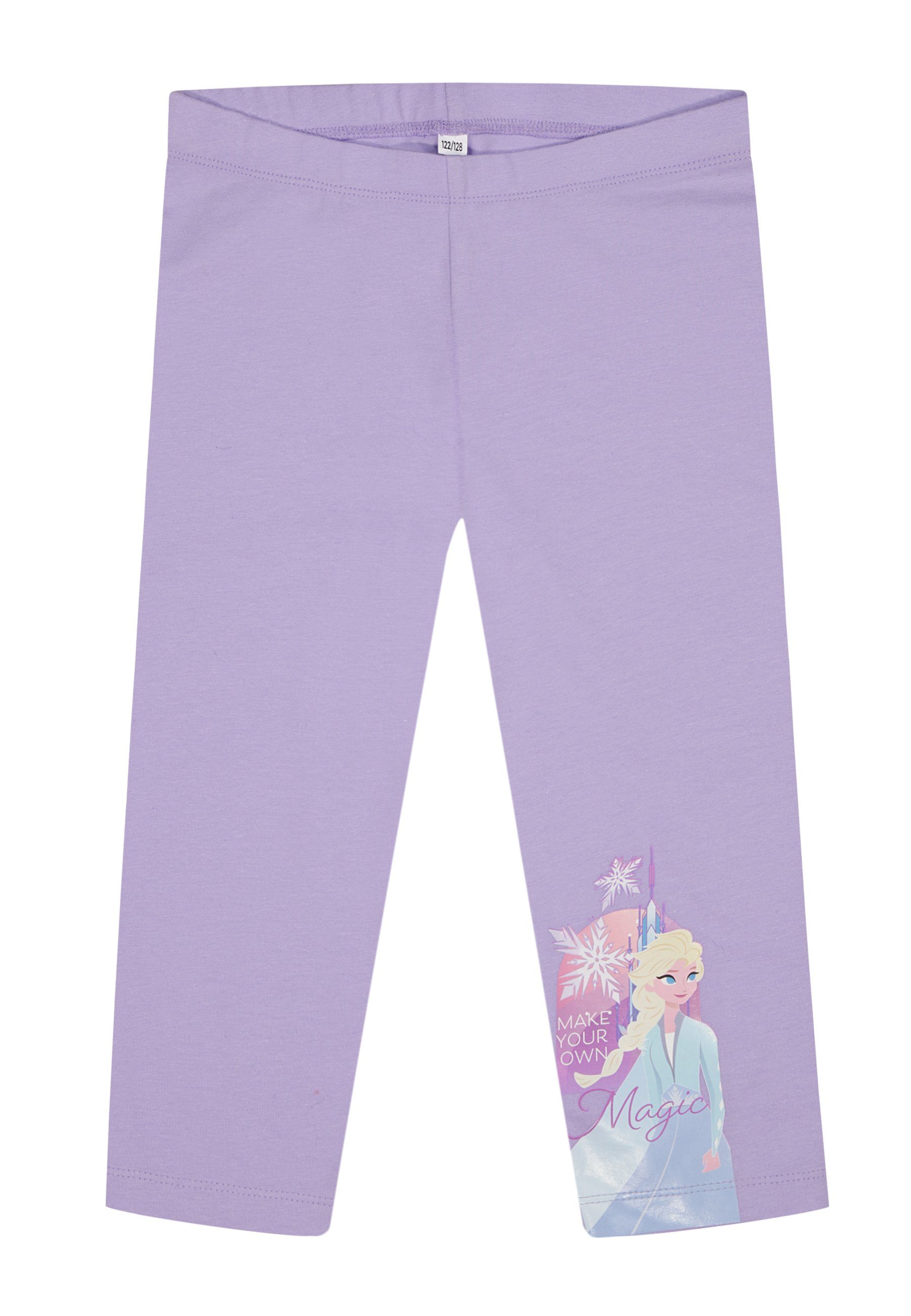 Disney Frozen Kinder Frozen Eiskönigin Hose Leggings Mädchen - Leggings Die