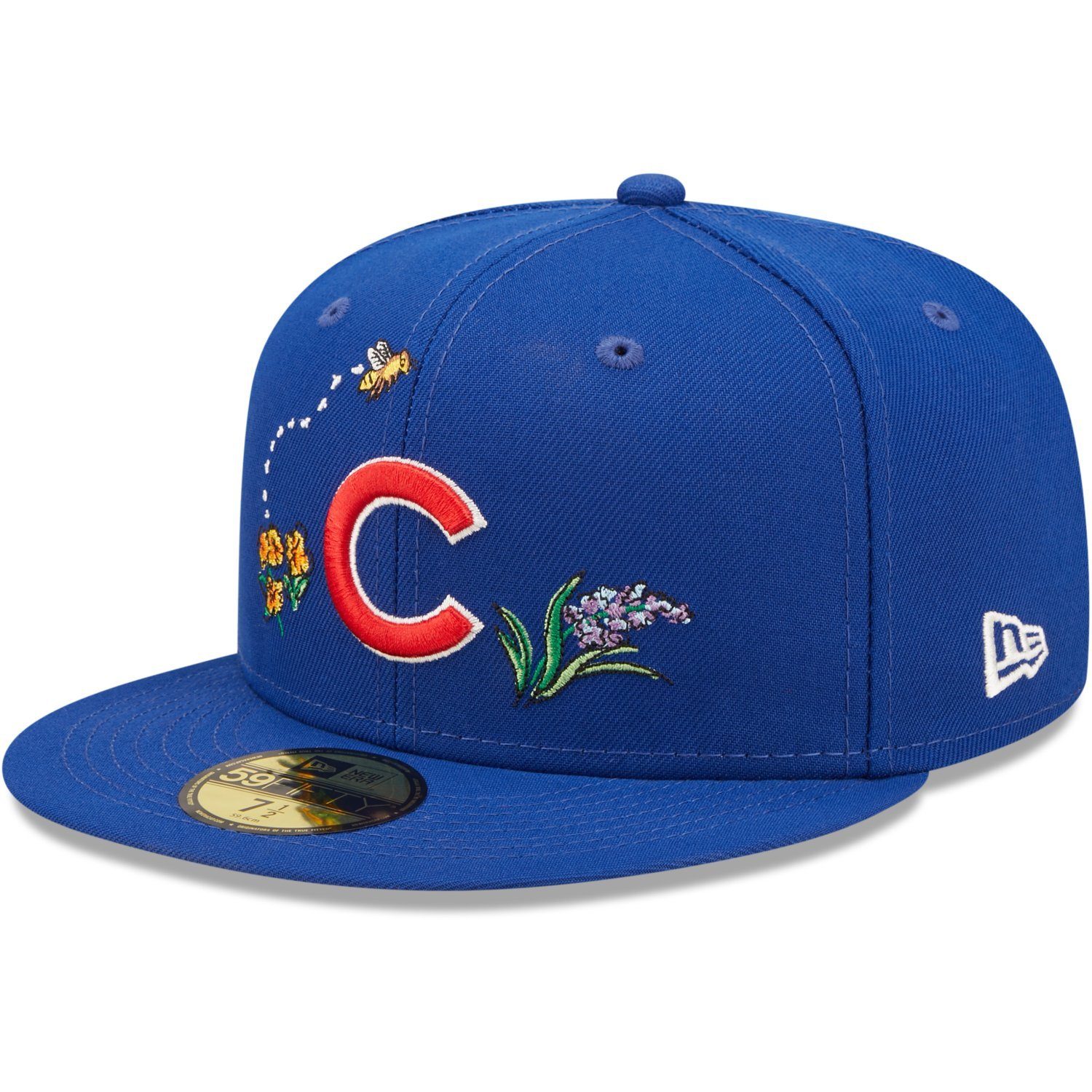 New Era Fitted Cap 59Fifty WATER FLORAL Chicago Cubs