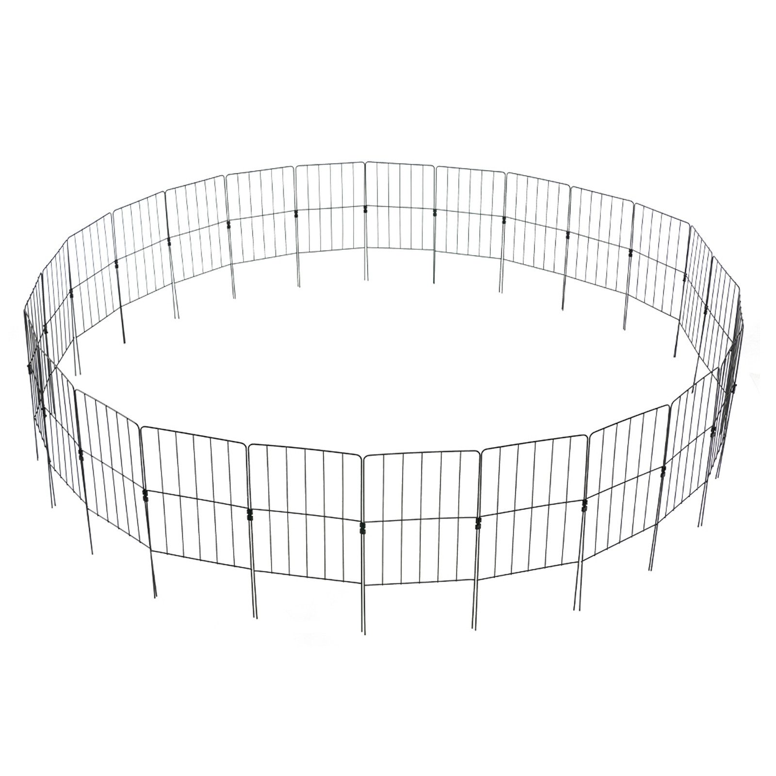COSTWAY Gartenzaun, 25 St. Absperrzäune 825cm günstig online kaufen