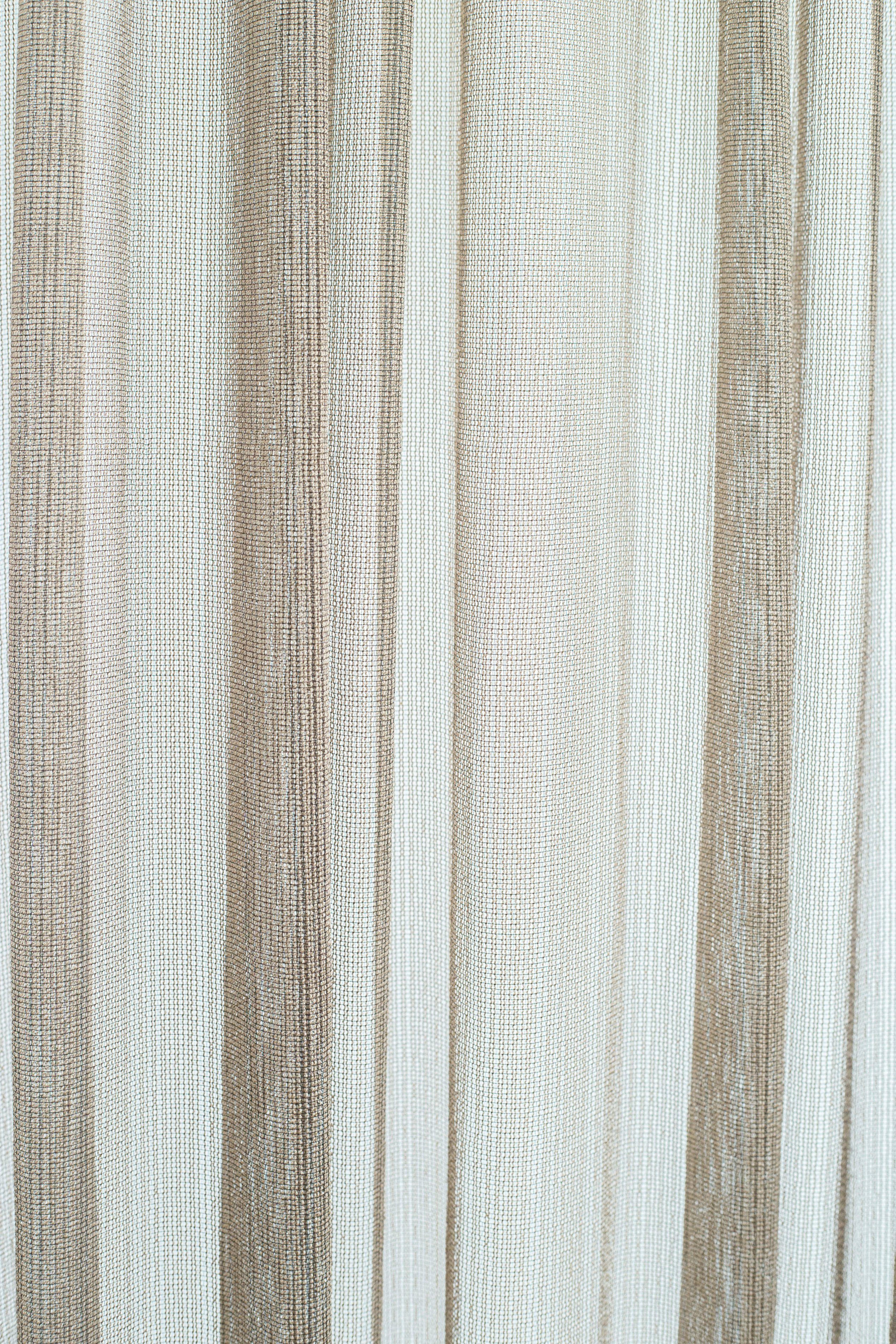 HOMING Gardine Nian (1 St), verdeckte Schlaufen, halbtransparent, Voile, Fertigschal