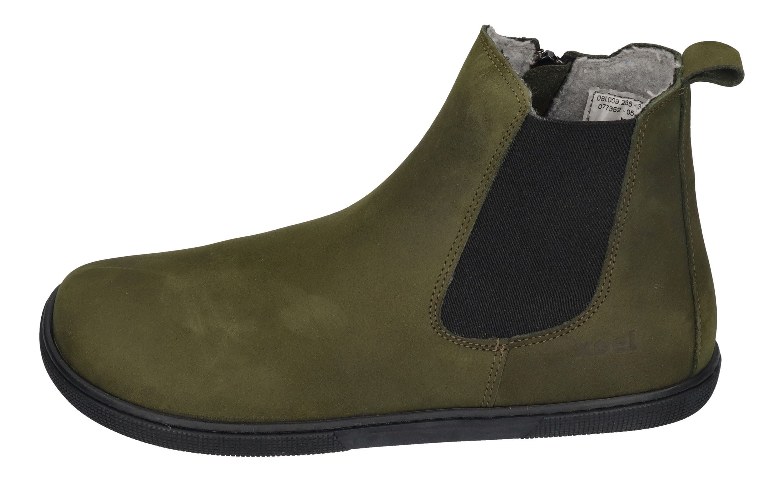 KOEL FILAS MERINO Barfußschuh khaki