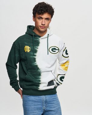 Recovered Kapuzenpullover Recovered Hoodie NFL Green Bay Packers Ink Dye Effect Grün-Weiß M
