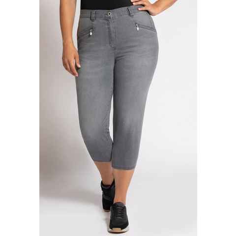 Ulla Popken Stretch-Hose Stretchjeans Mony leicht konisch zulaufend