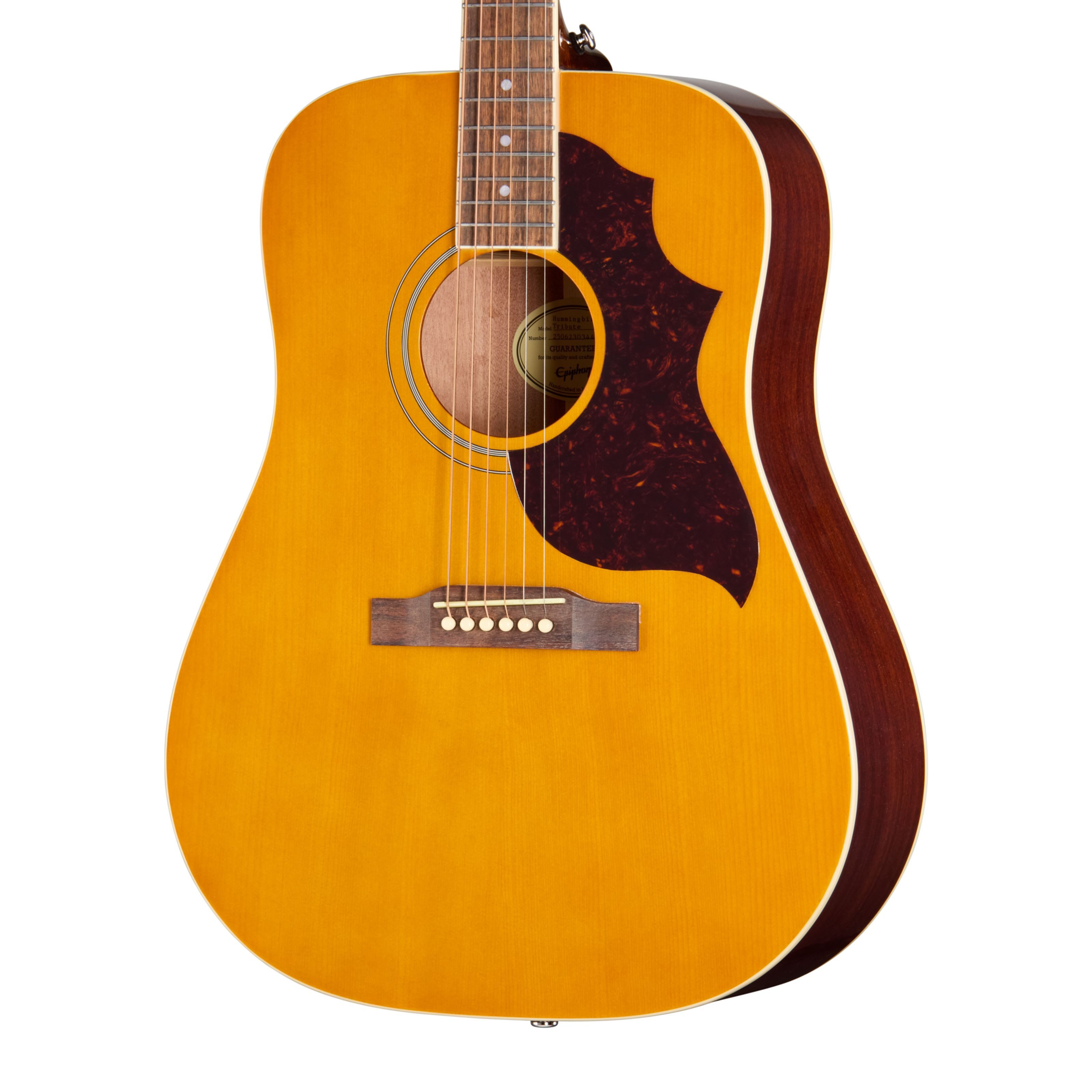 Epiphone Westerngitarre, Westerngitarren, Dreadnought Gitarren, Hummingbird Tribute Antique Natural - Westerngitarre