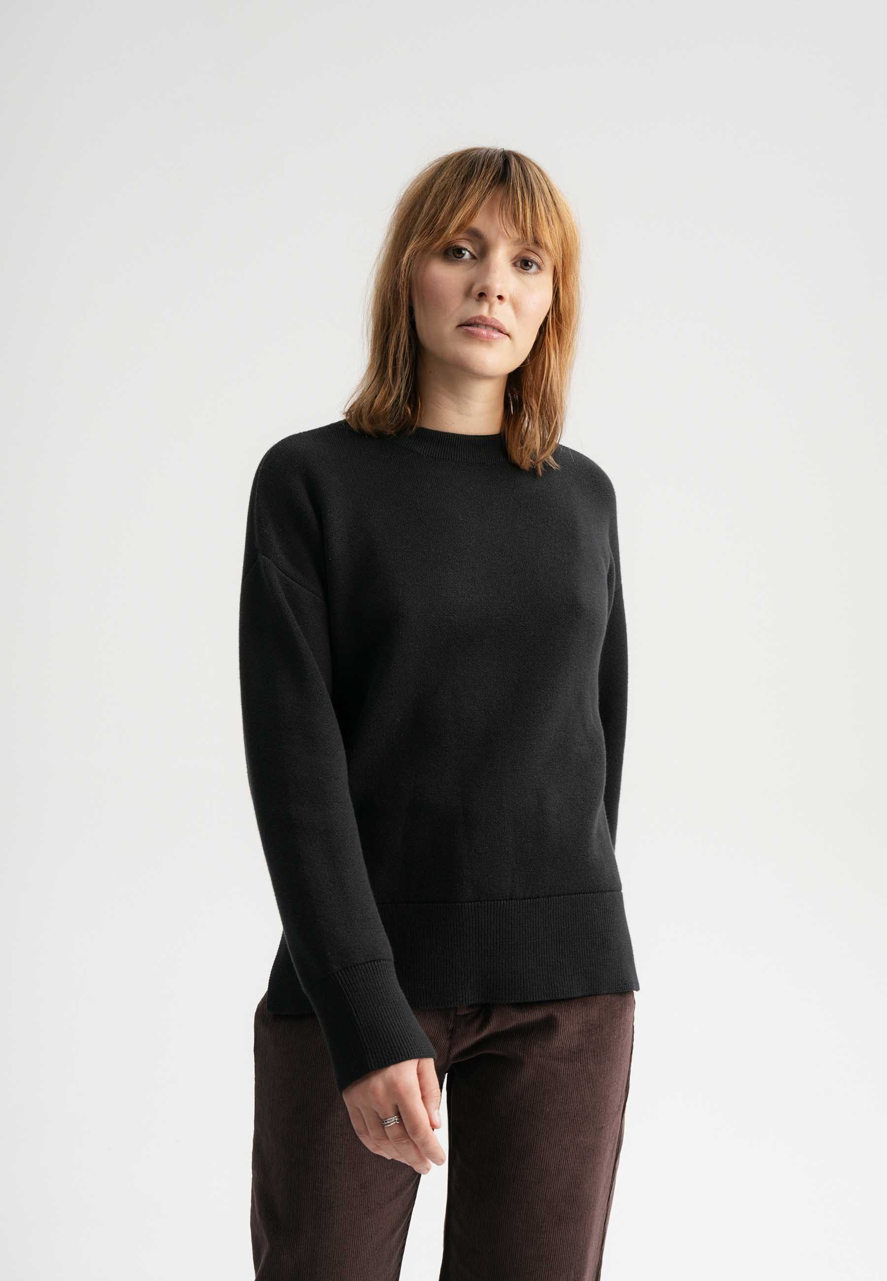 MELA Strickpullover Jacquard Strickpullover Style FAIZA clean