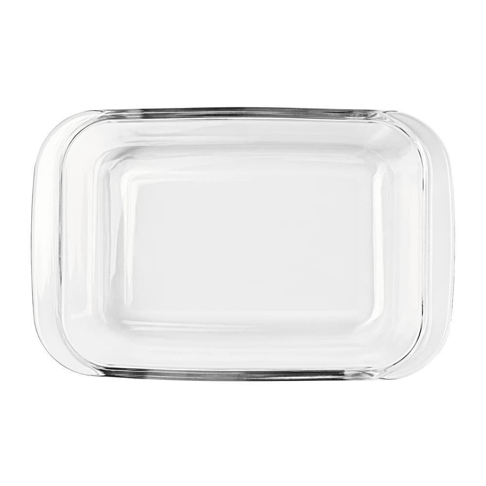 GOURMETmaxx Auflaufform Auflaufform transparent rechteckig 800ml, (1-St), aus Glas für Heißluftfritteuse & Ofen Zubereiten Garen Servieren – Bild 4 von 5
