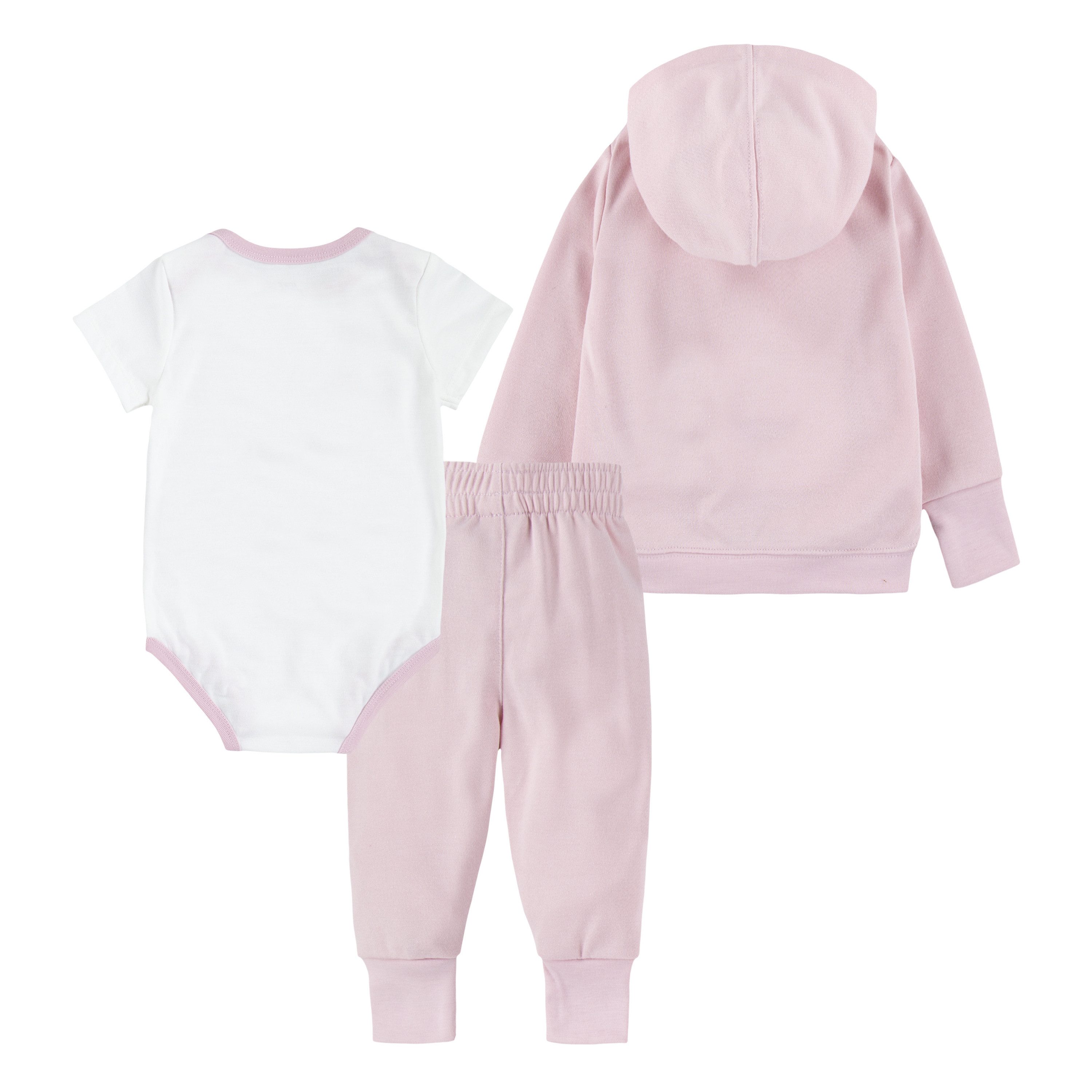 Nike Sportswear Neugeborenen-Geschenkset NKN SUSTAINABLE 3PC FZ SET (Set, 3-tlg) für Babys, dreiteiliges Set, weiches Material