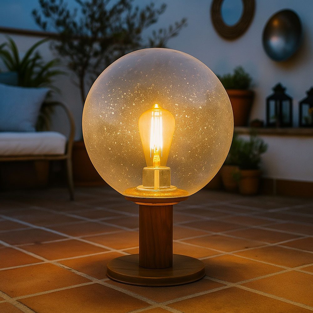 GLOBO LIGHTING Außen-Stehlampe, Leuchtmittel nicht inklusive, Garten Außenbeleuchtung Sockelleuchte Außen E27