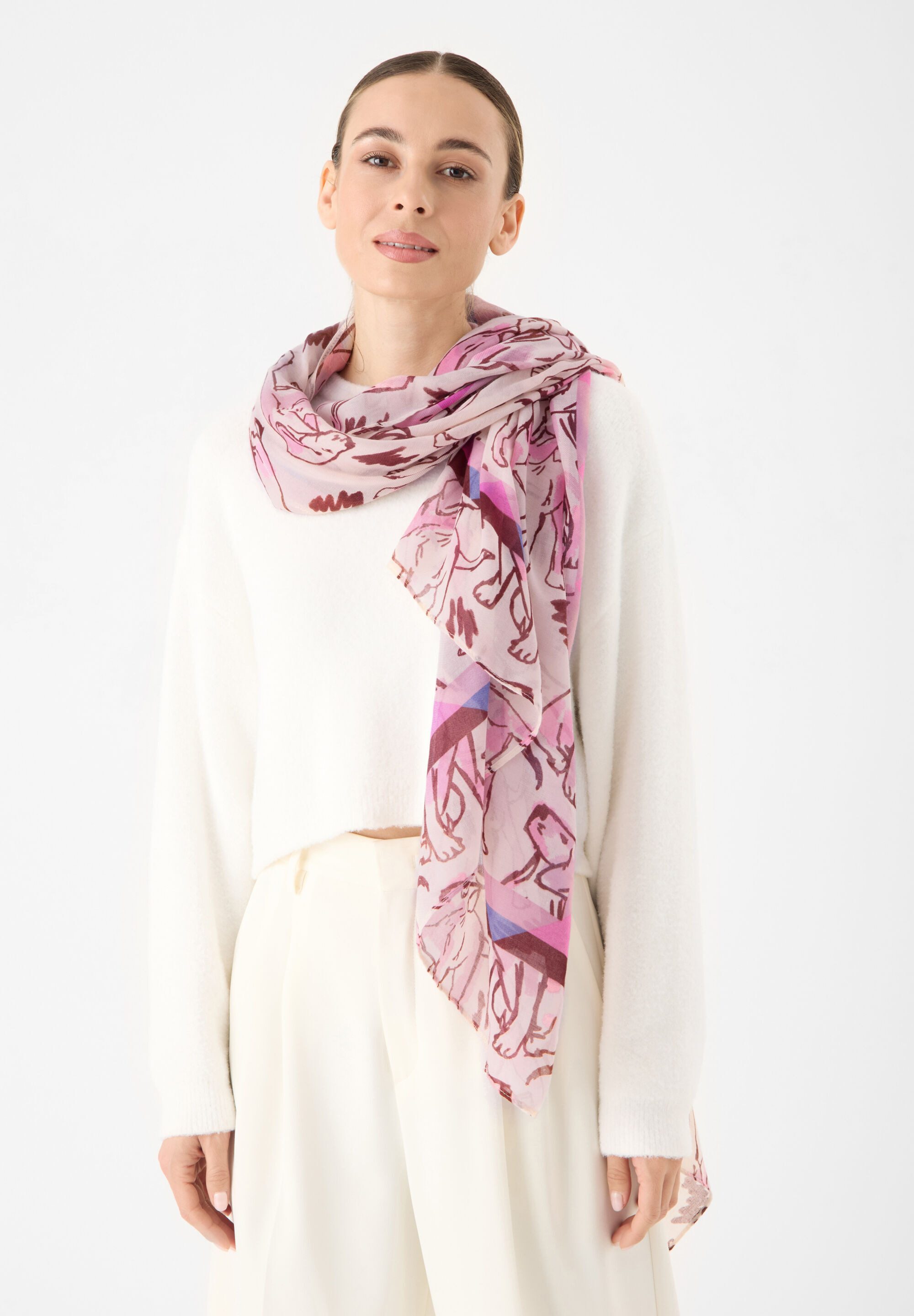 Codello Modeschal, (1-St), mit Allover-Hunde-Motiv günstig online kaufen