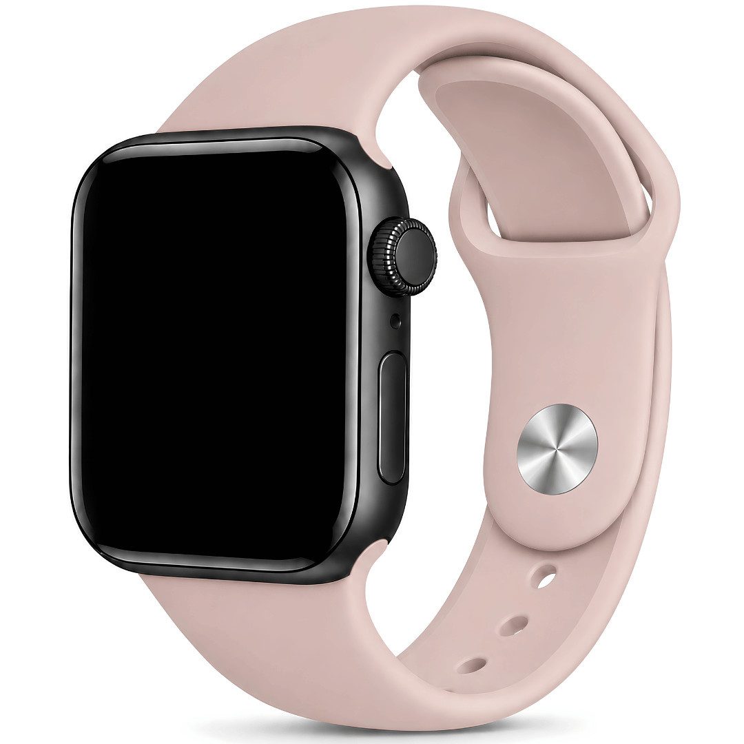 SmartUP Smartwatch-Armband für Apple Watch 11 10 9 8 7 6 5 4 3 SE Ultra Silikon Sport Ersatzband, kompatibel mit allen Apple Watch Modellen, atmungsaktives Silikon