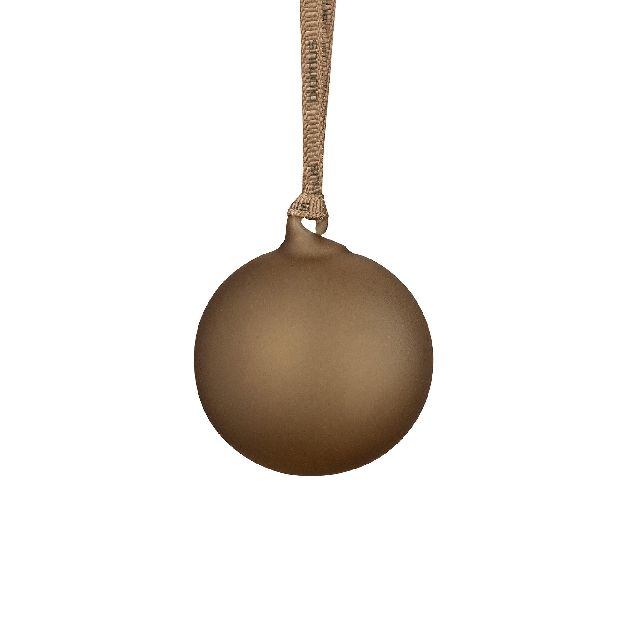 blomus Christbaumschmuck 2er Set Weihnachtsschmuck -JUHLA- Weihnachtskugeln, Christbaumdeko, moderne Farben, mattes Finish, schlichte Form, passendes Band