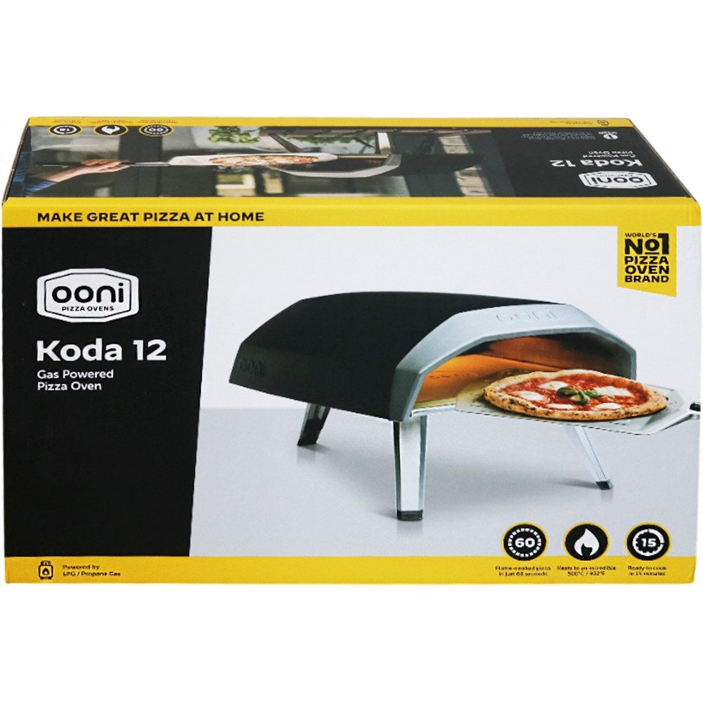 Ooni Pizzaofen Koda 12 - Pizzaofen - schwarz/silber