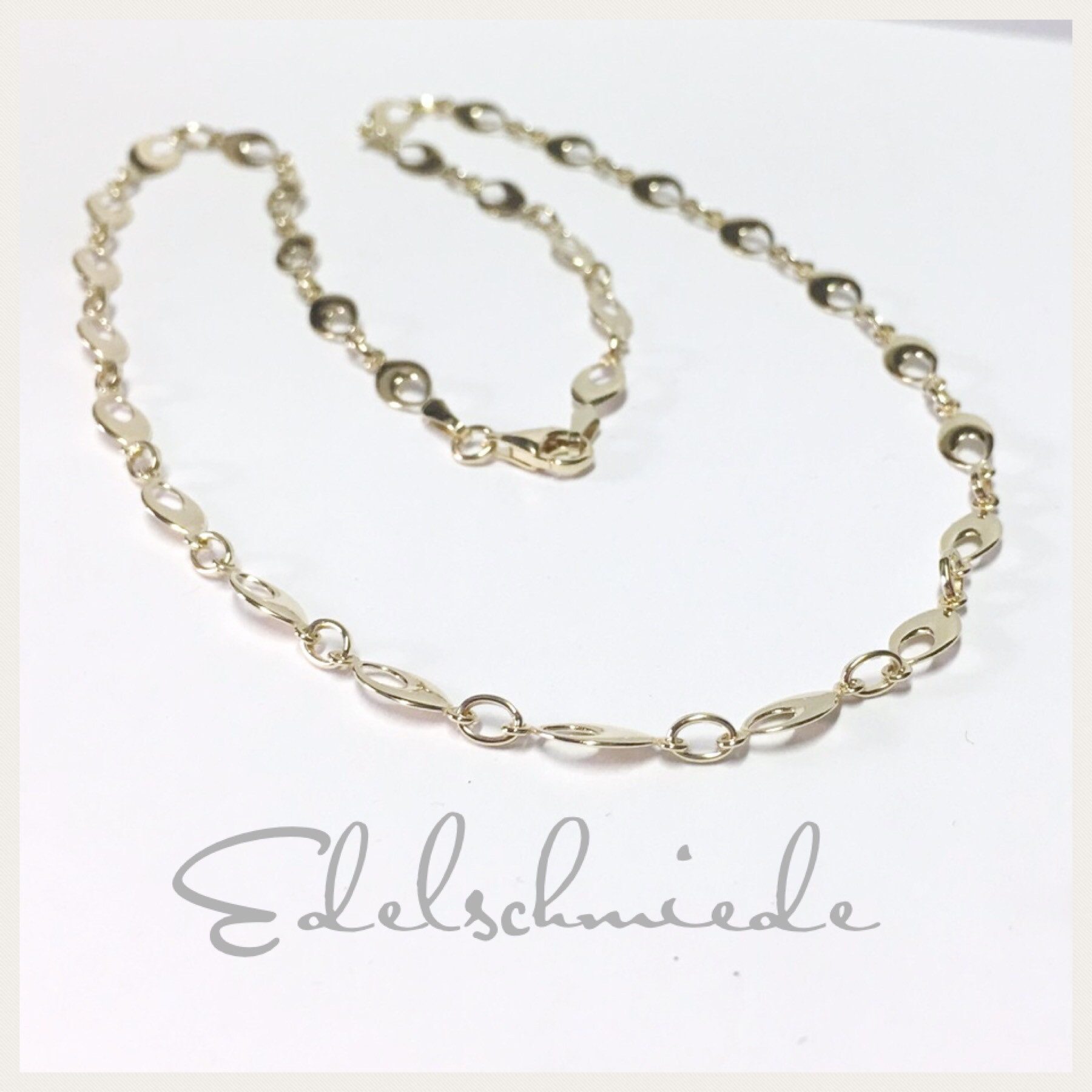 Armband elegantes Collier in 333/- Gelbgold 46 cm