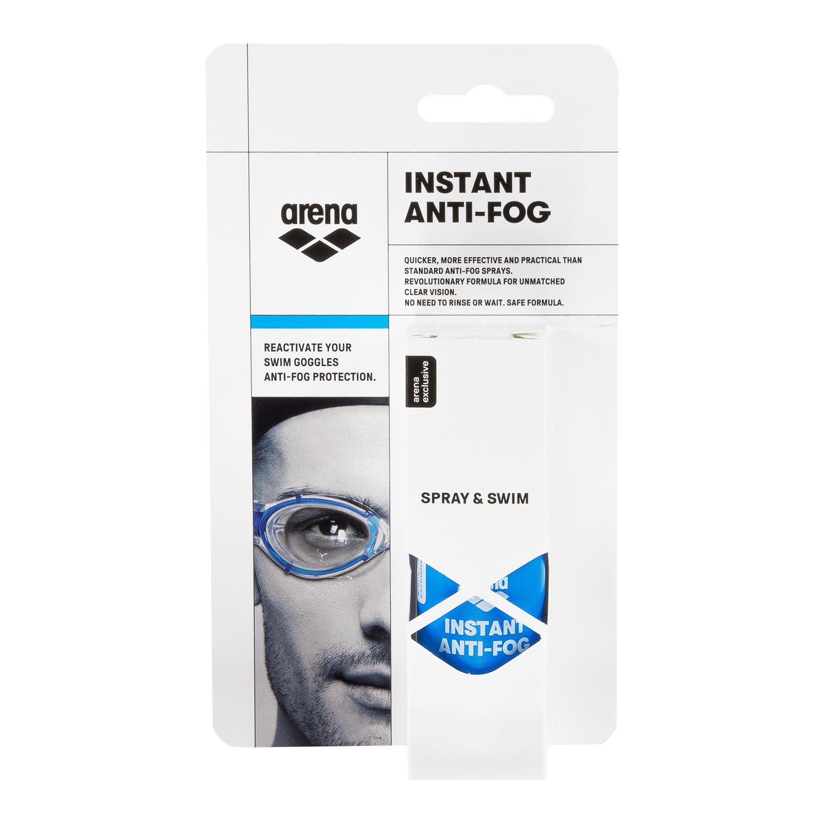 Arena Antifog Spray Brillen-Antibeschlagspray, für Schwimmbrillen