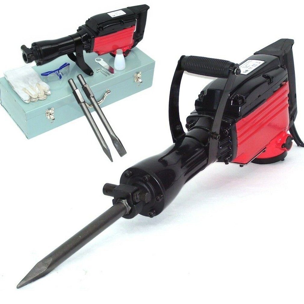 Apex Abbruchhammer 1850 Watt Abbruchhammer incl Zubehör + KOFFER Meisselhammer 55333