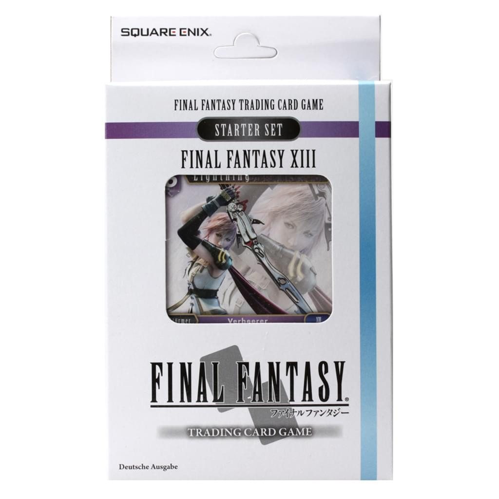 Square Enix Sammelkarte Square Enix Final Fantasy XIII Starter TCG - Eis & Blitz (NEU & OVP)