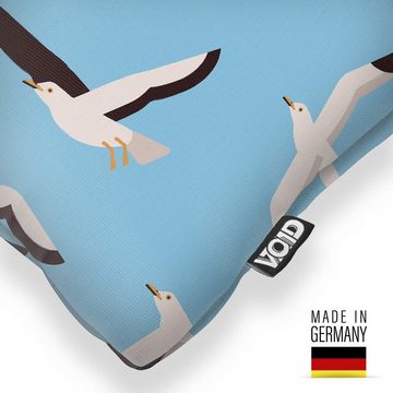 Kissenbezug, VOID (1 Stück), Sofa-Kissen Ost-See Nord-See Meer marine Ozean Möven Küste Strand Urlaub Insel Tiere Muster Seefahrt segeln Segel-Boot Atlantik Skandinavien