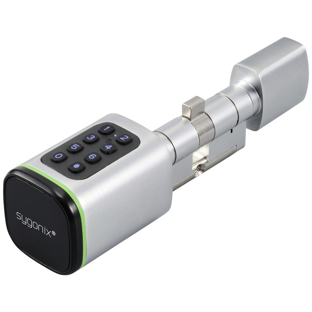 Sygonix Türschlossantrieb Sygonix SY-6121660 Sicherheitszylinder 3 V/DC Bluetooth-fähig, mit