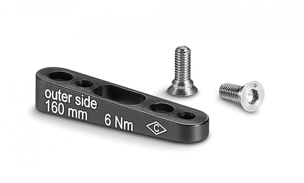 CAMPAGNOLO Felgenbremse Campagnolo HR-Zange Adapter AC21-DBADR+2Schrauben +2SchraubenKettstr