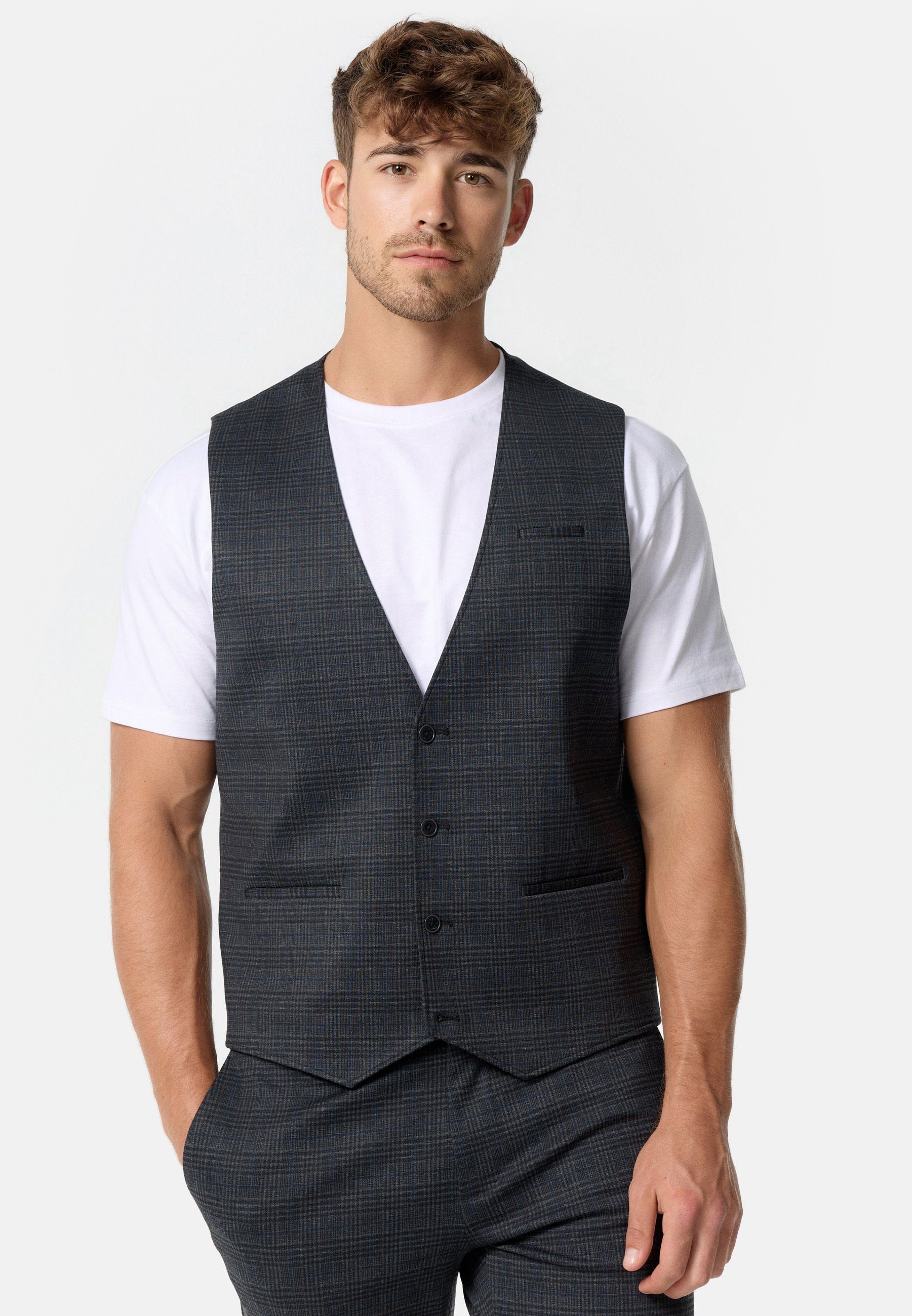 Leiber Herren Weste – Arzt/Pfleger Berufskleidung, Polyester, Reißverschluss, Tunesien