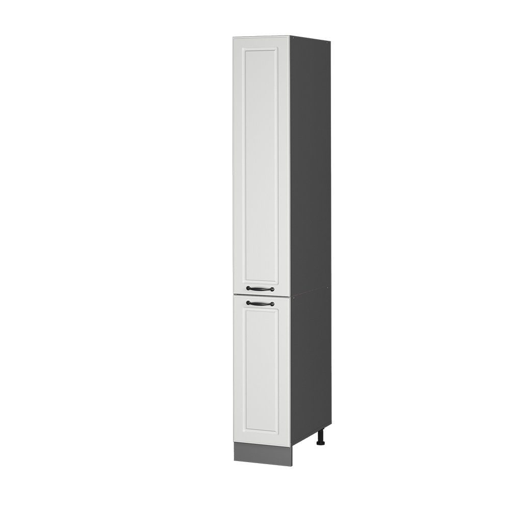 Vicco Hochschrank R-Line, Weiß Landhaus/Anthrazit, 30 günstig online kaufen