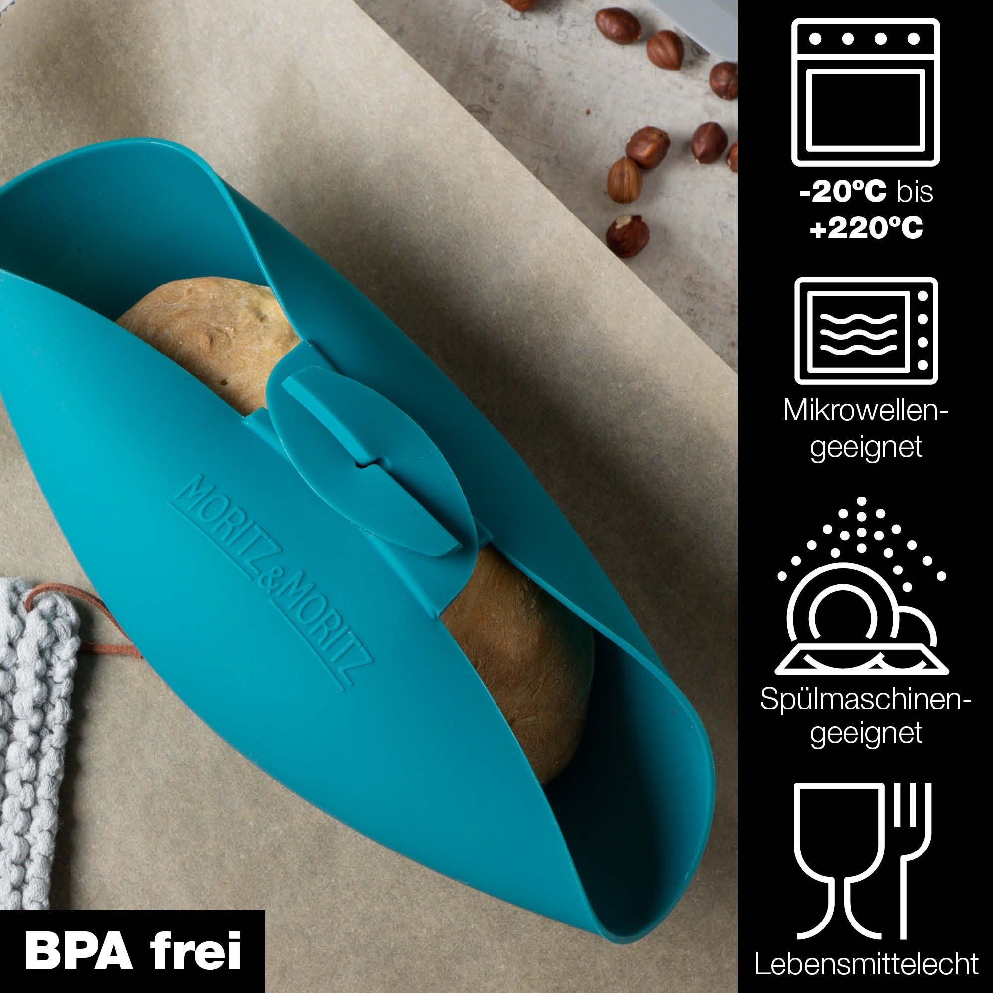 Gobel Backform Brot Rund 23cm - Traditionelle Weißblech-Form Aus Frankreich