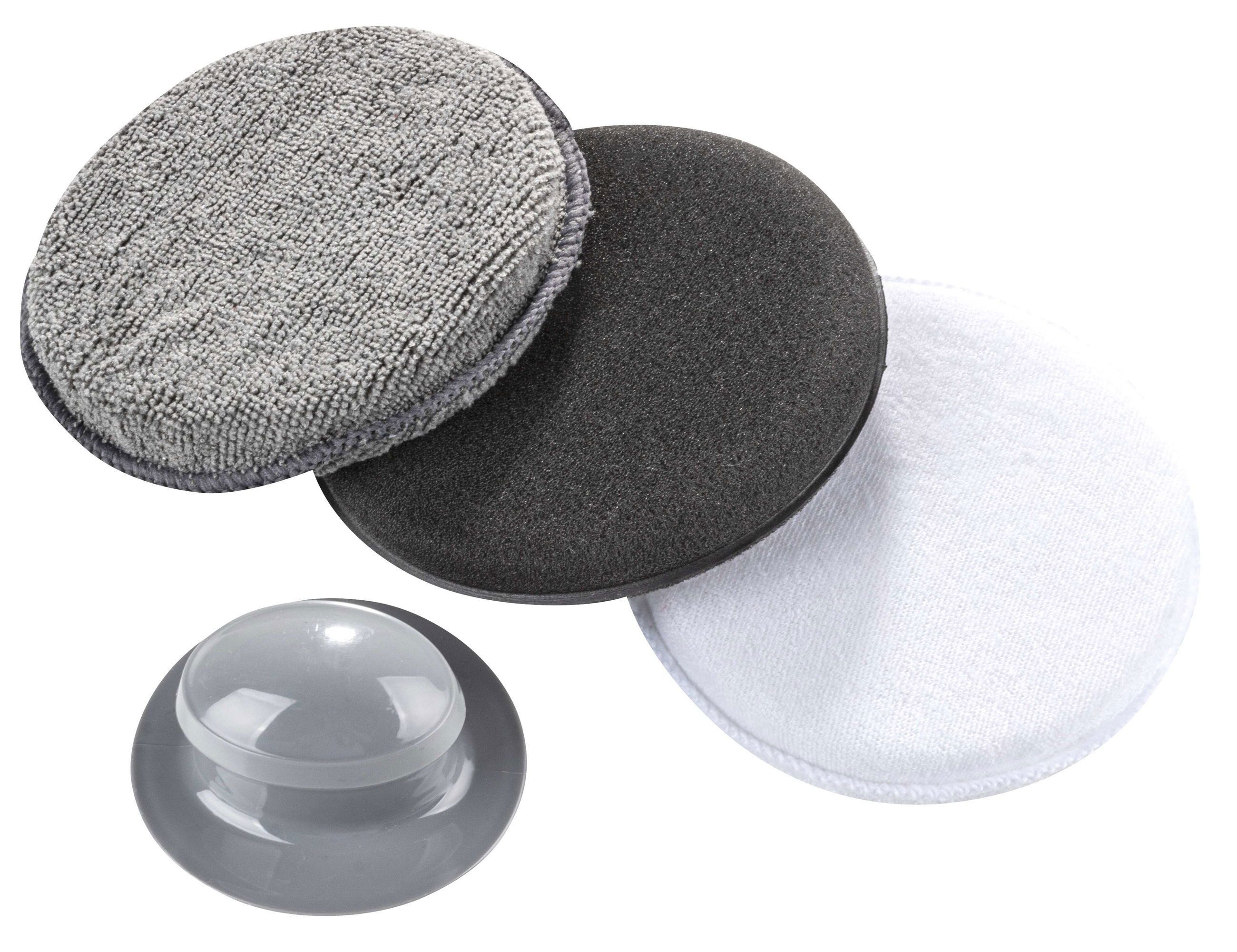WALSER Applikator Kissen Reinigungstuch (100% Polyester, 1 Set, 4-tlg)
