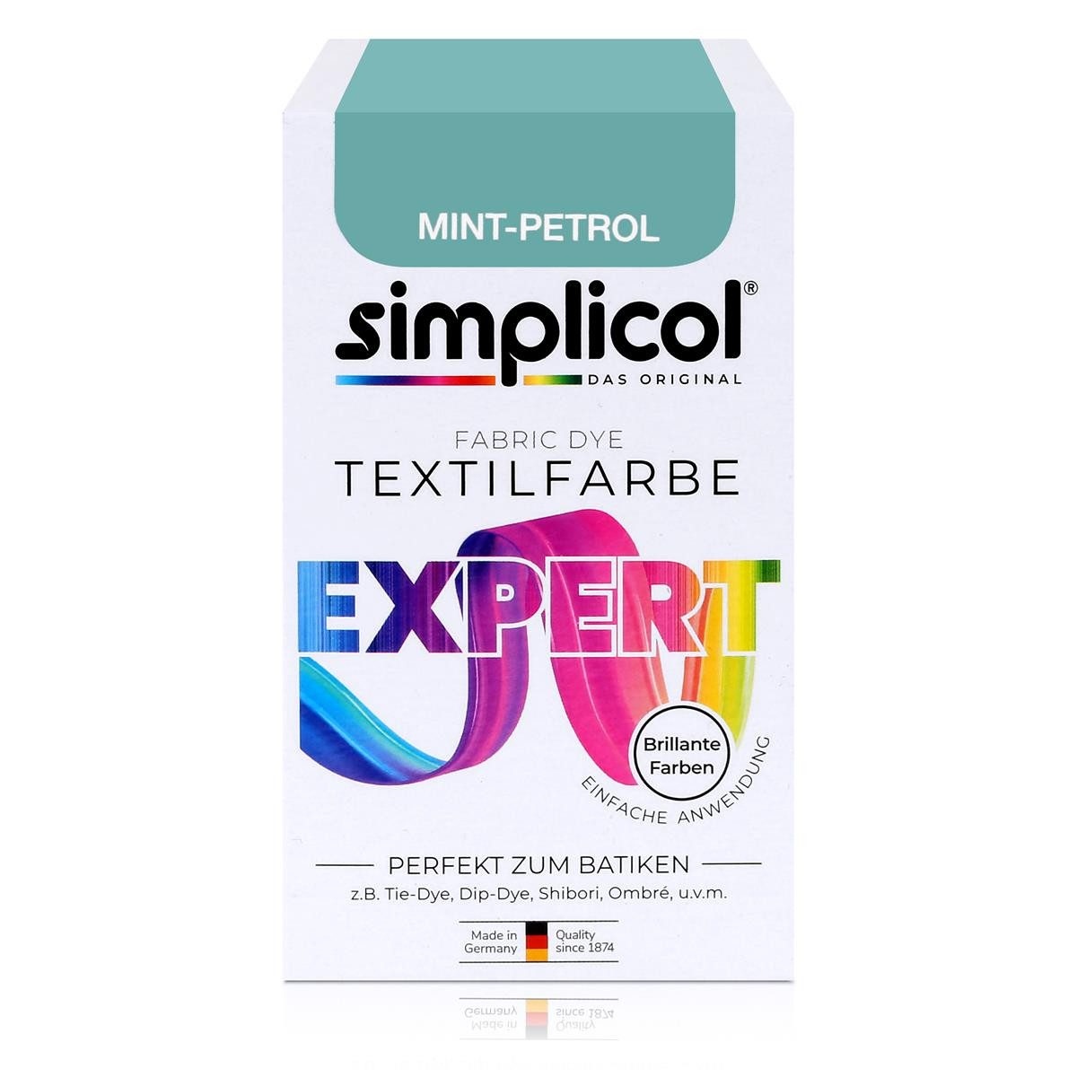 Textilfarbe Simplicol Textilfarbe expert Mint-Petrol 150g - Farbe zum Färben (1er