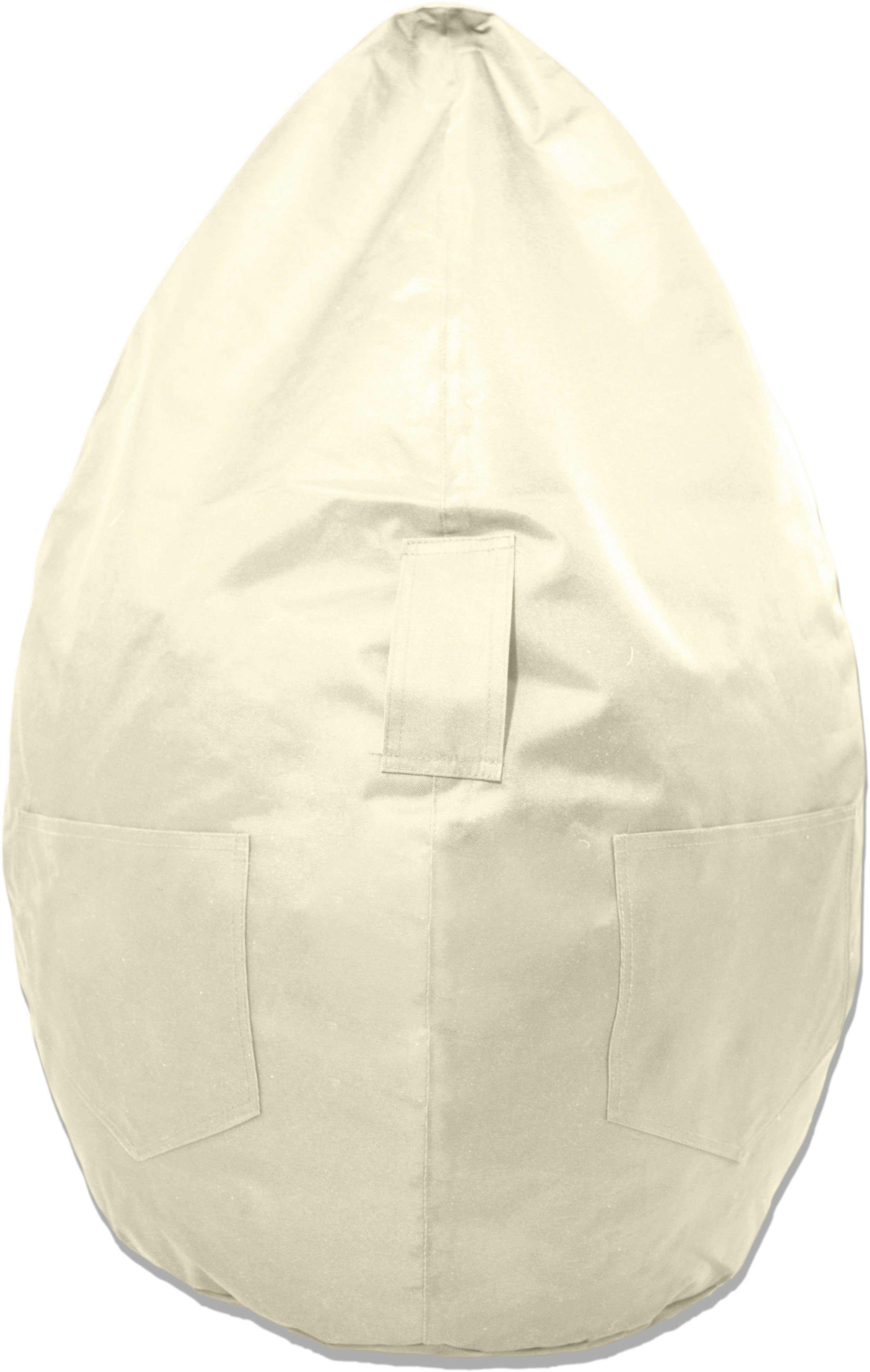 KiNZLER Sitzsack Kimi small (1 St), Uni Farben, mit Taschen & Tragegriff, Outdoor geeignet, Kinderzimmer
