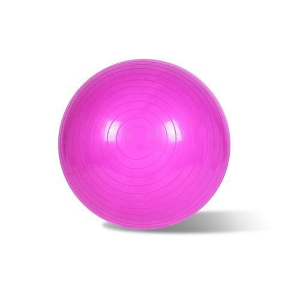 EmpireAthletics Gymnastikball, Sitzball Gymnastik-Ball Gummi-Material Fitnessball 75 cm Ø mit Pumpe PINK