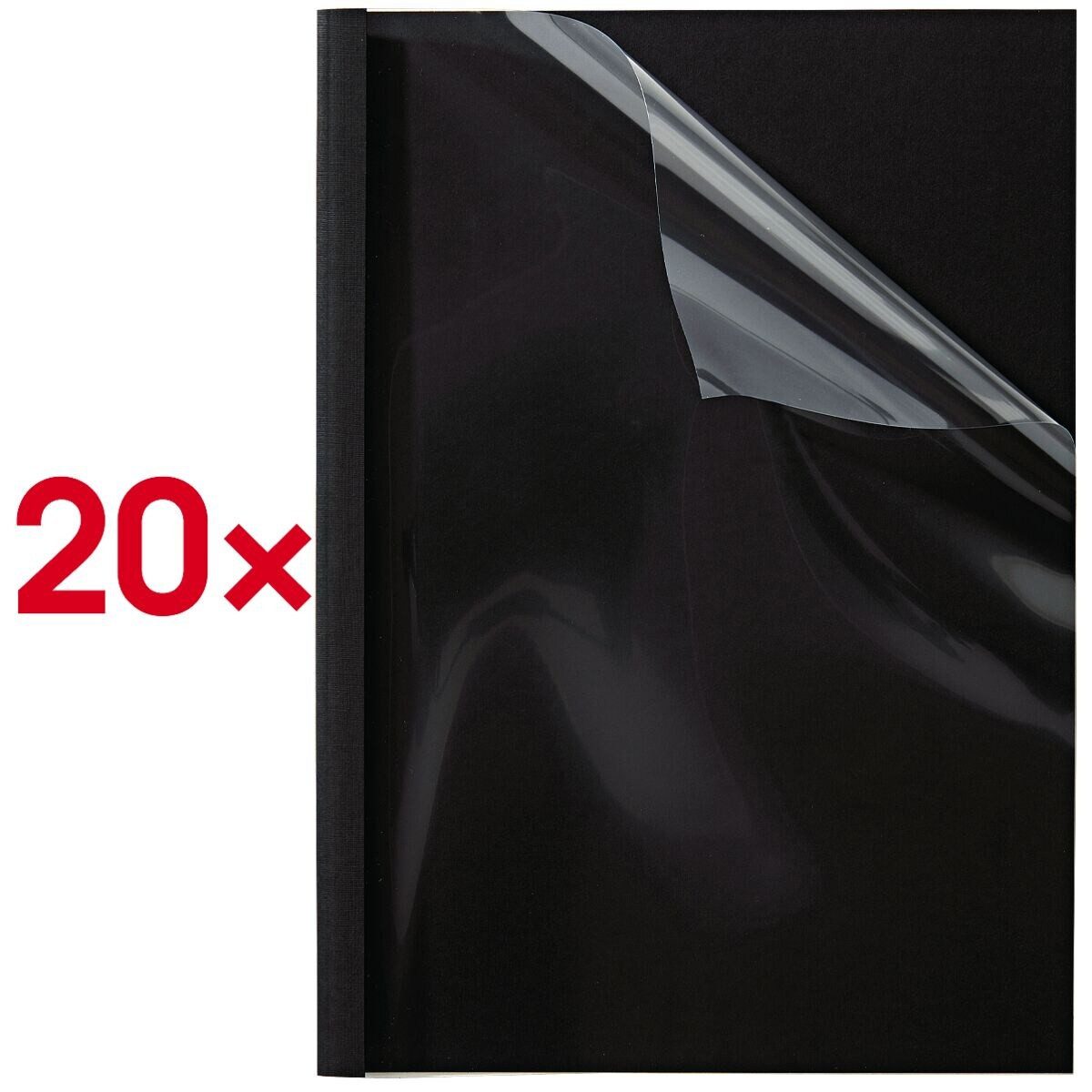 Otto Office Thermo-Bindemappe, 6 A4, bis 60 Blatt, (20-St)