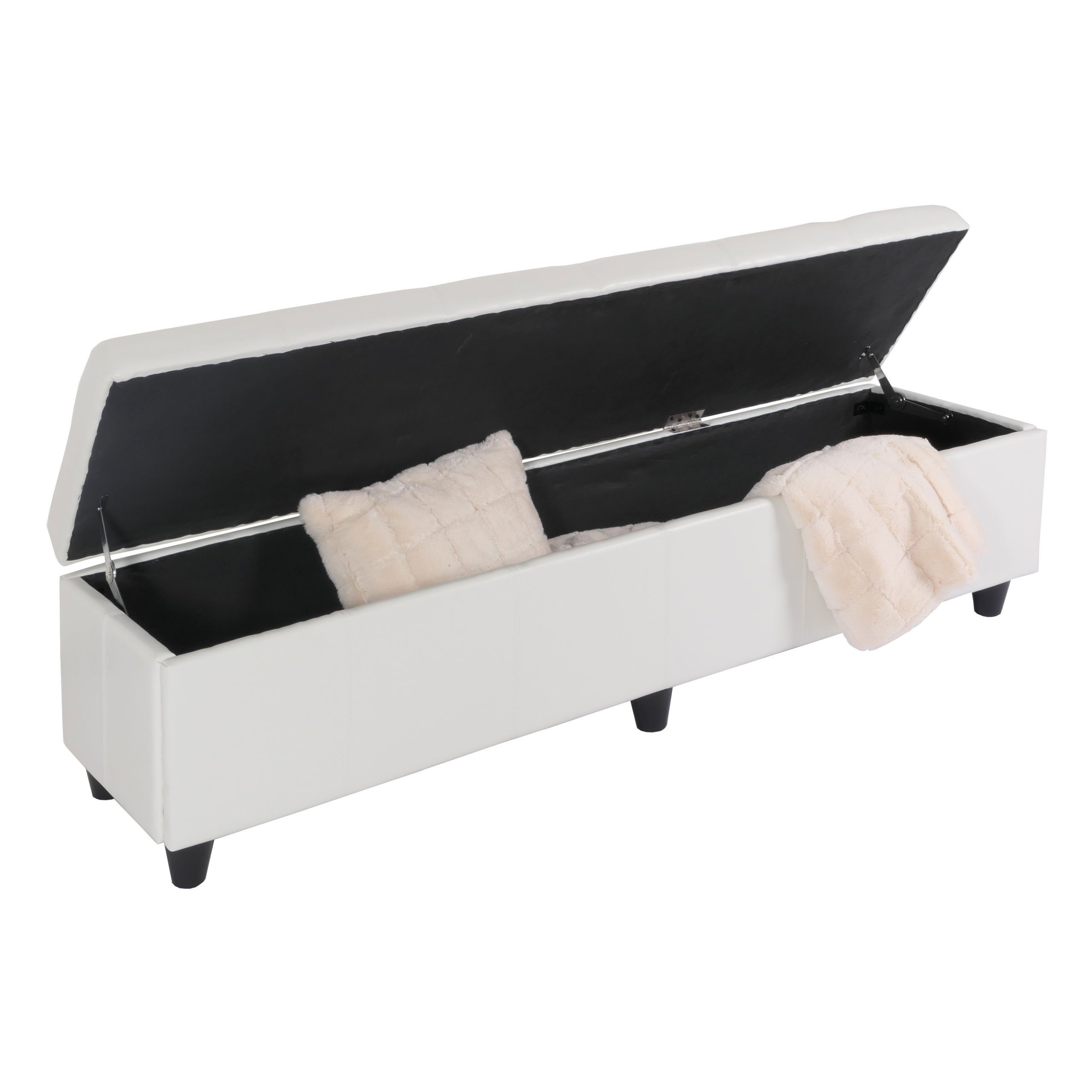 MCW Sitzbank Kriens-XXL-B, Stabil, 3 Sitzplätze, modernes Design, als Aufbewahrungsbox nutzbar