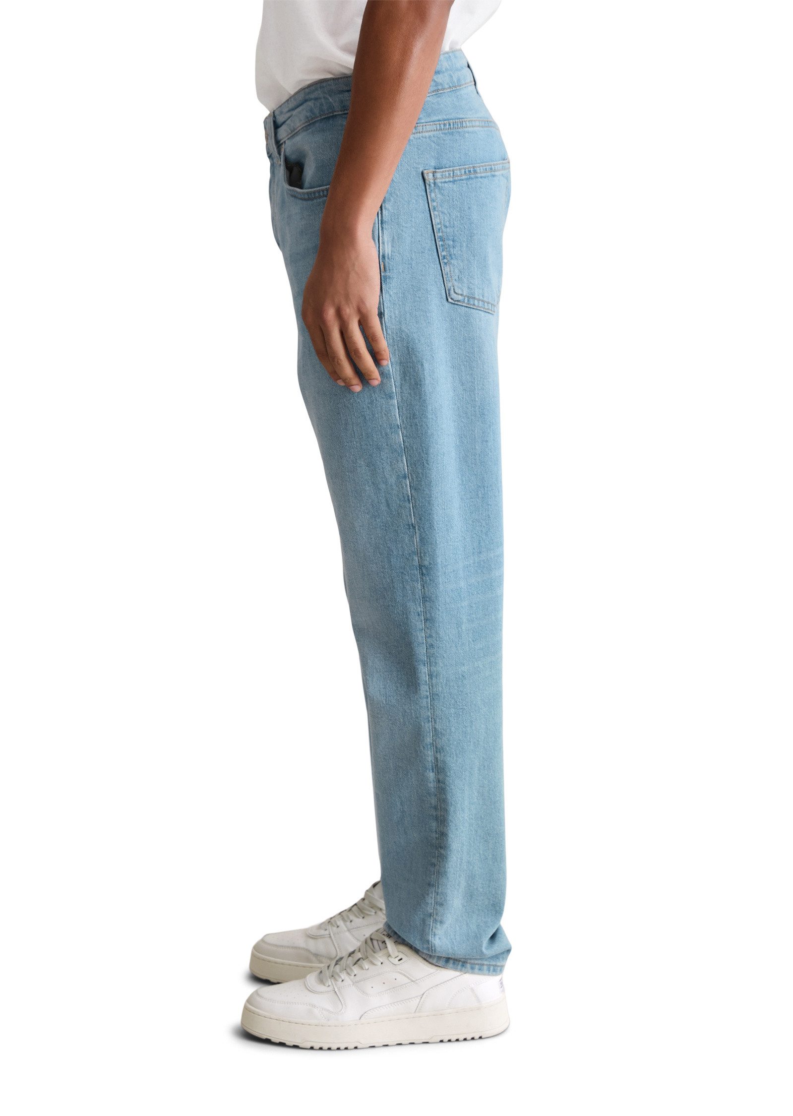 Marc O'Polo DENIM Tapered-fit-Jeans aus Bio-Baumwoll-Mix