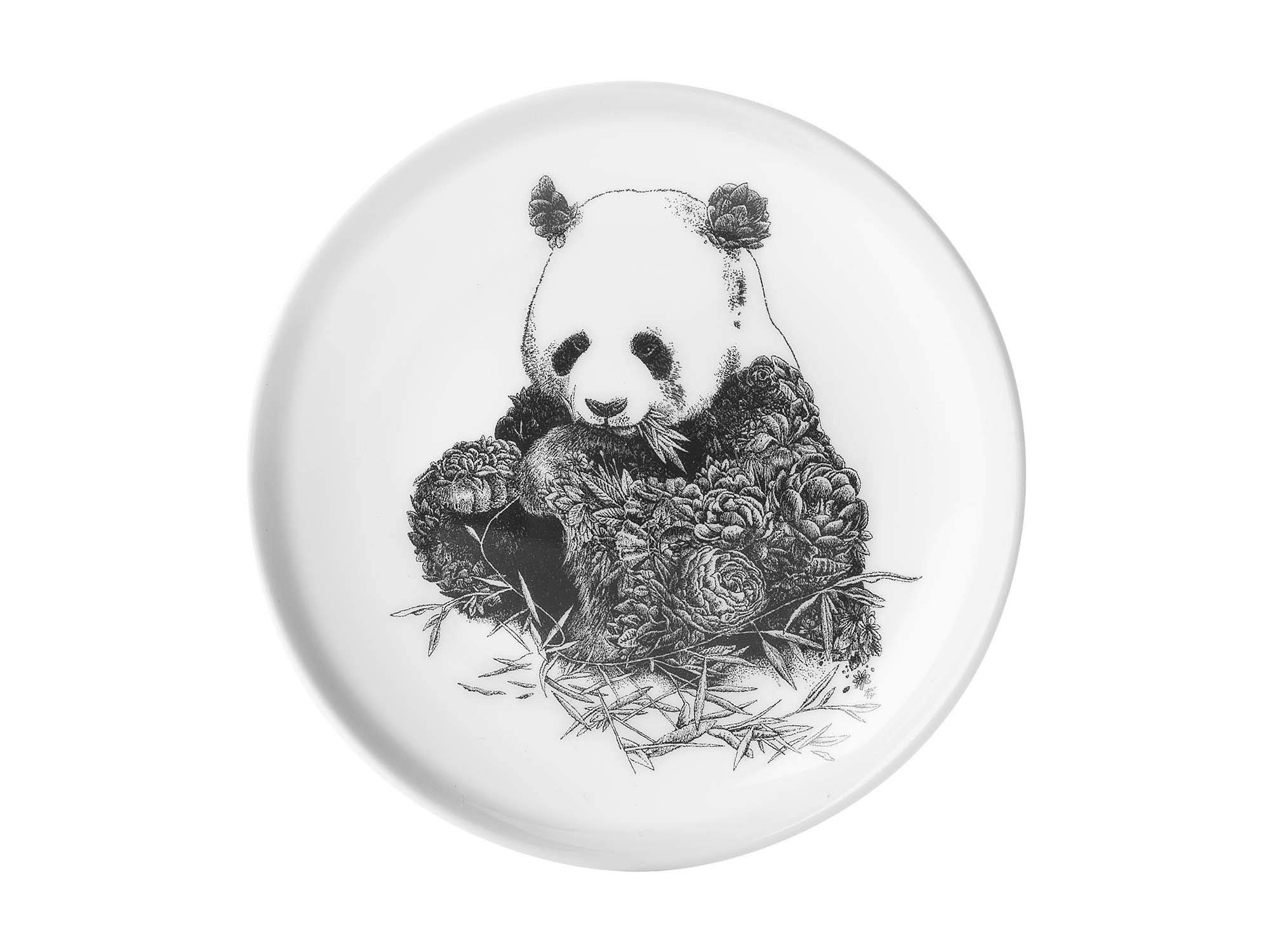 Maxwell & Williams Тарелки Tier Motiv Тарелки, Porzellan Keramik Marini Ferlazzo Edition 21cm, (1 St), Panda, Porzellan Keramik Essteller für Abendessen, Mittag, Frühstück