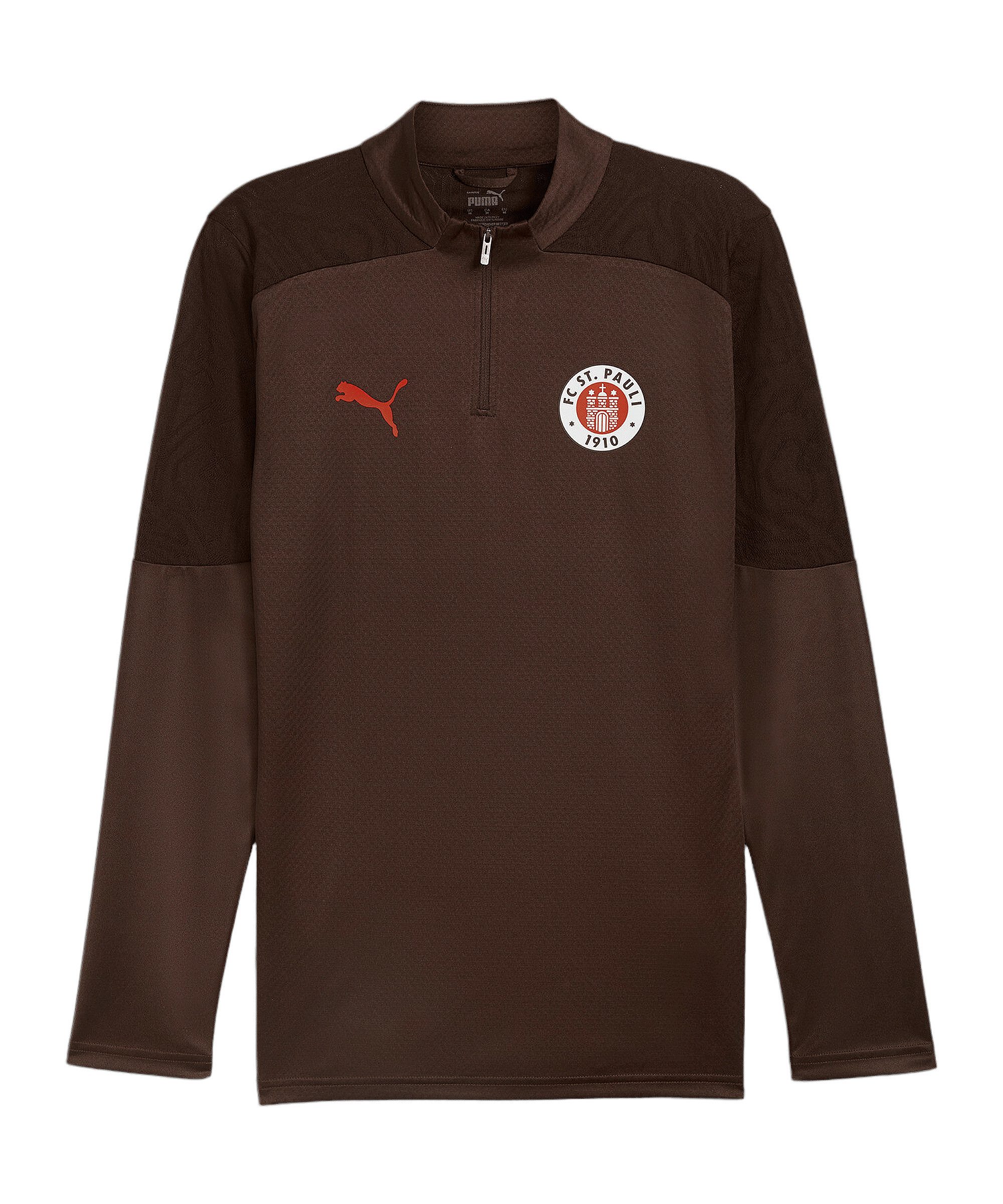 PUMA Sweatshirt PUMA FC St. Pauli 1/4 Zip Sweatshirt Polyester