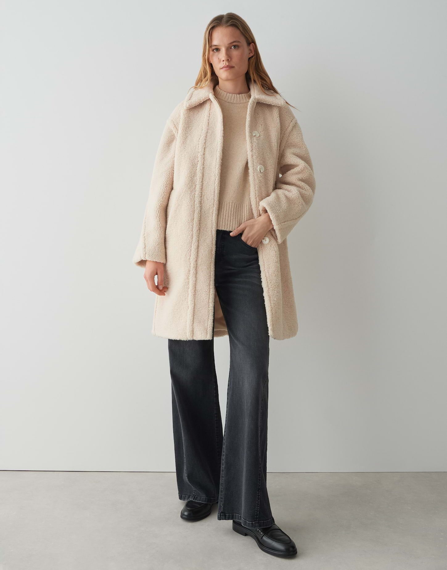 OPUS Wintermantel HEDDY aus recyceltem Polyester ovaler Schnitt, knielang, günstig online kaufen