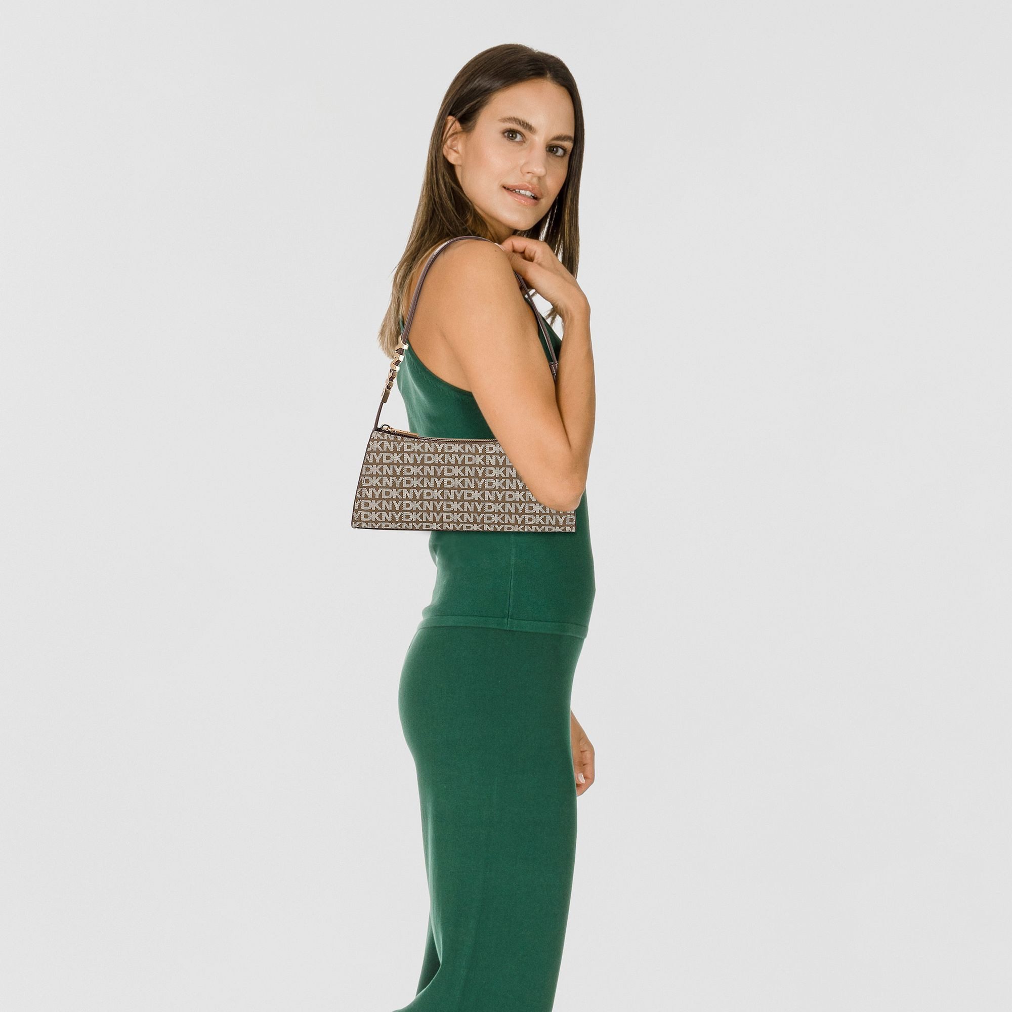 DKNY Schultertasche Avril, Polyurethan