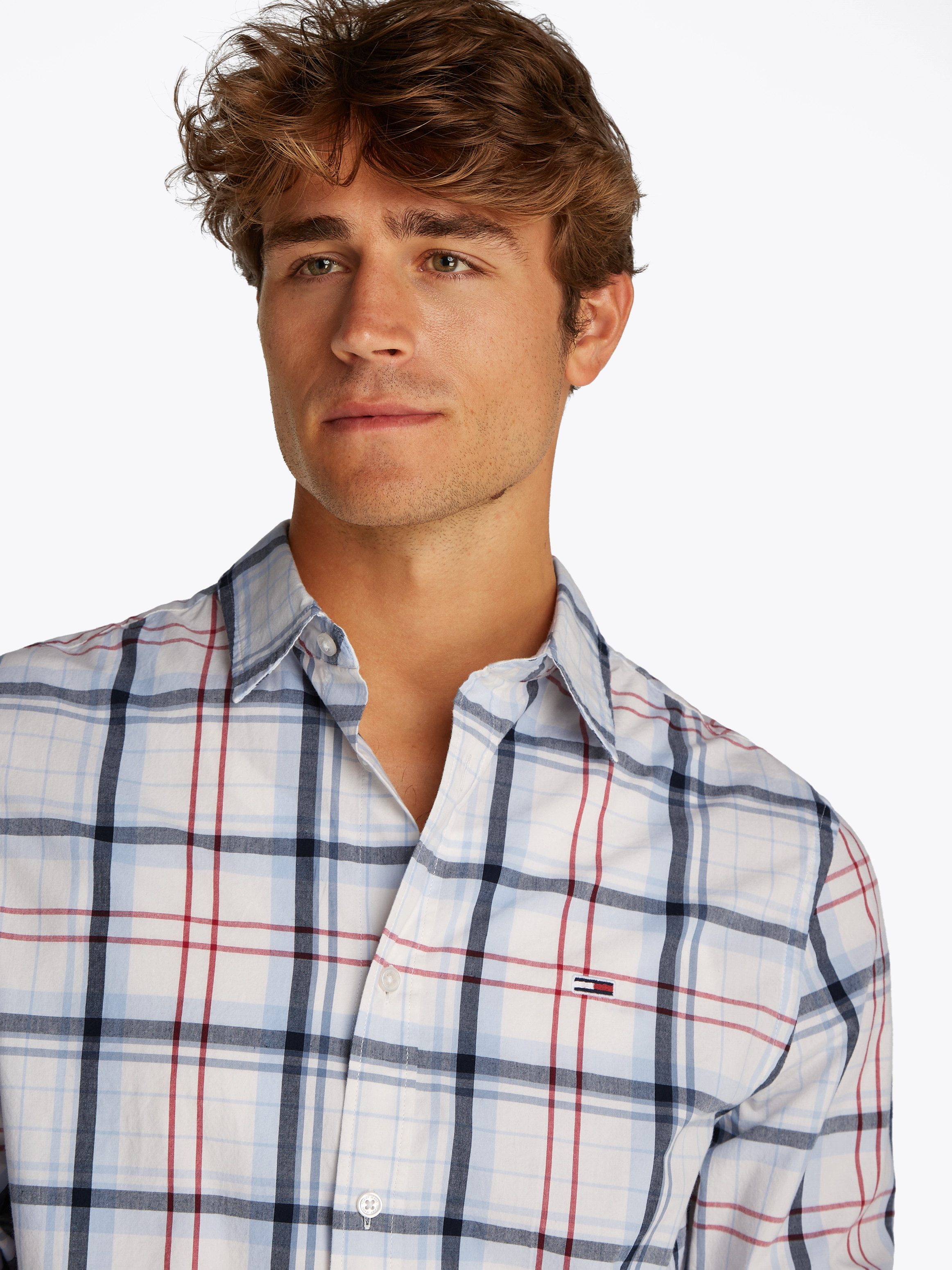 Tommy Jeans Langarmhemd TJM REG POPLIN günstig online kaufen