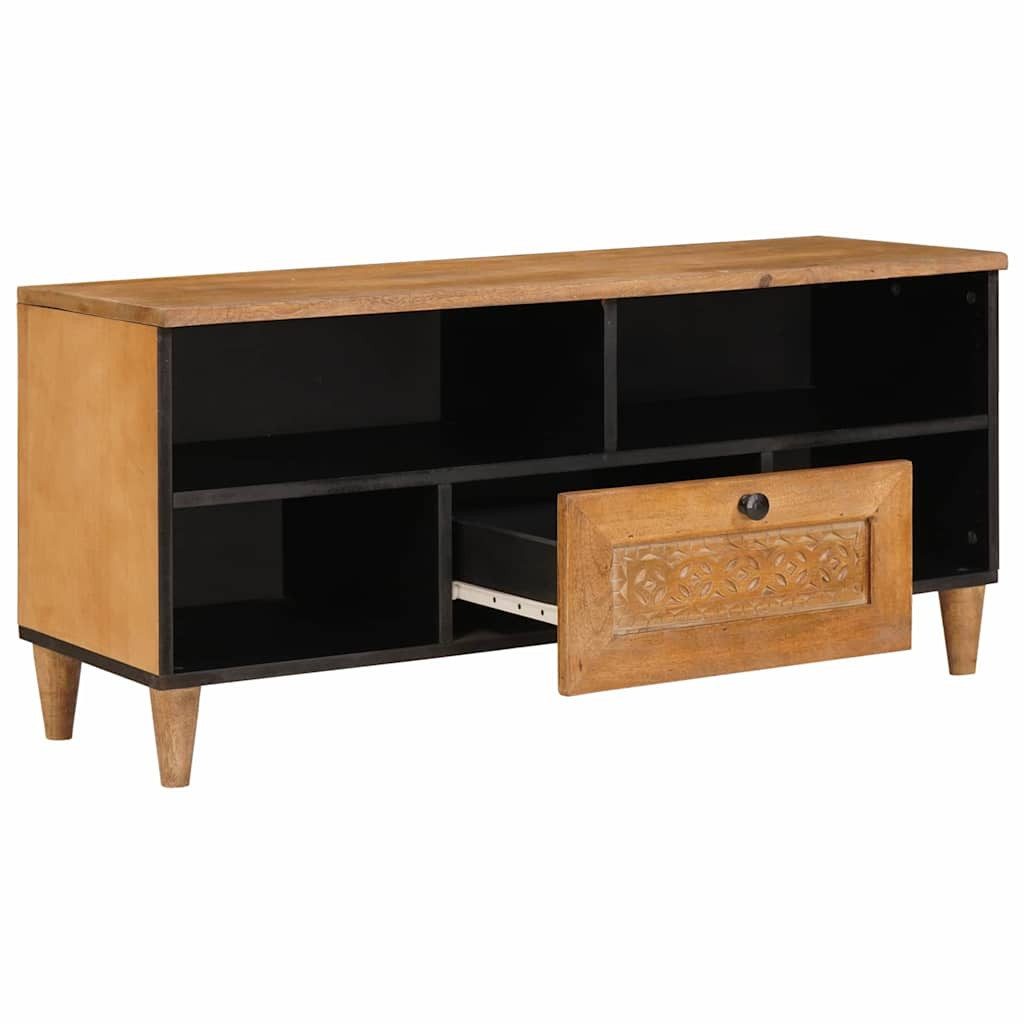 vidaXL TV-Schrank TV-Schränk 100 x 33 x 46 cm Massivholz (1-St)