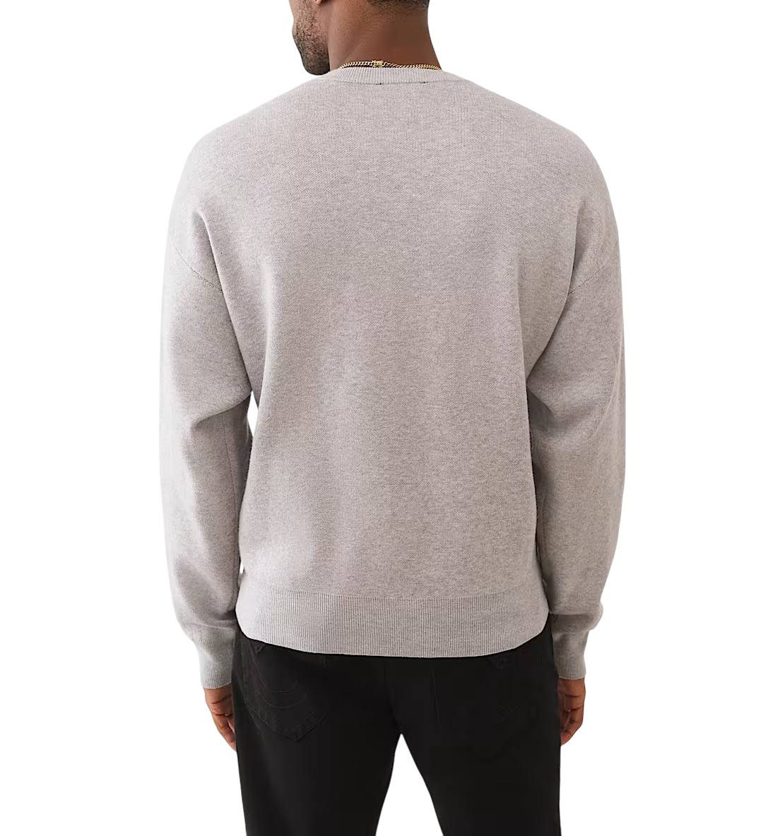 True Religion Strickpullover Pullover True Religion Long Sleeve Boxy