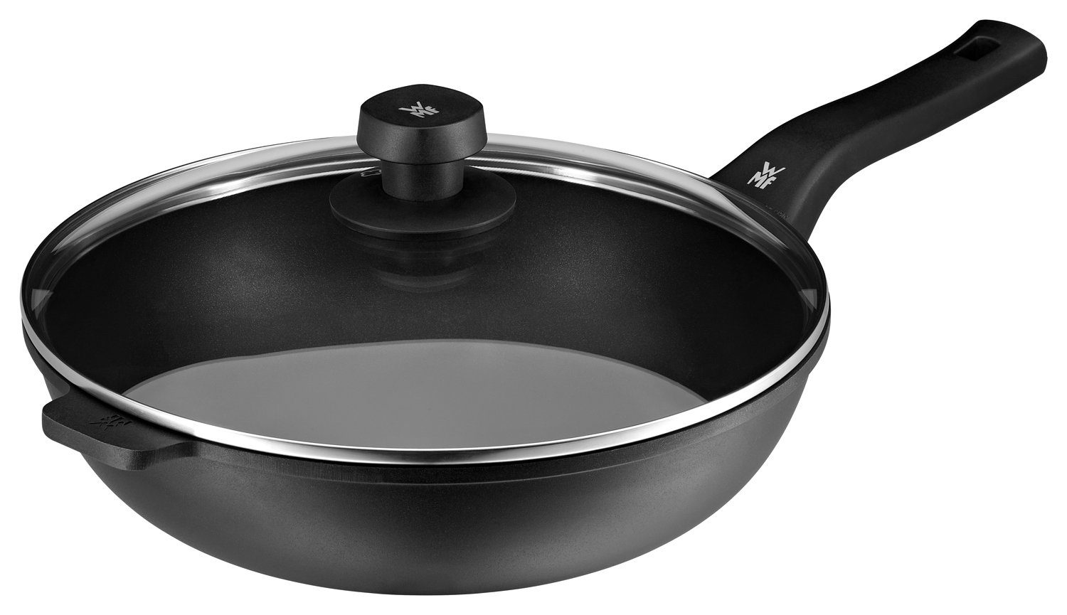 WMF Wok PERMADUR PREMIUM, Ø 30 cm, Antihaftbeschichtet, Aluminiumguss, Induktion