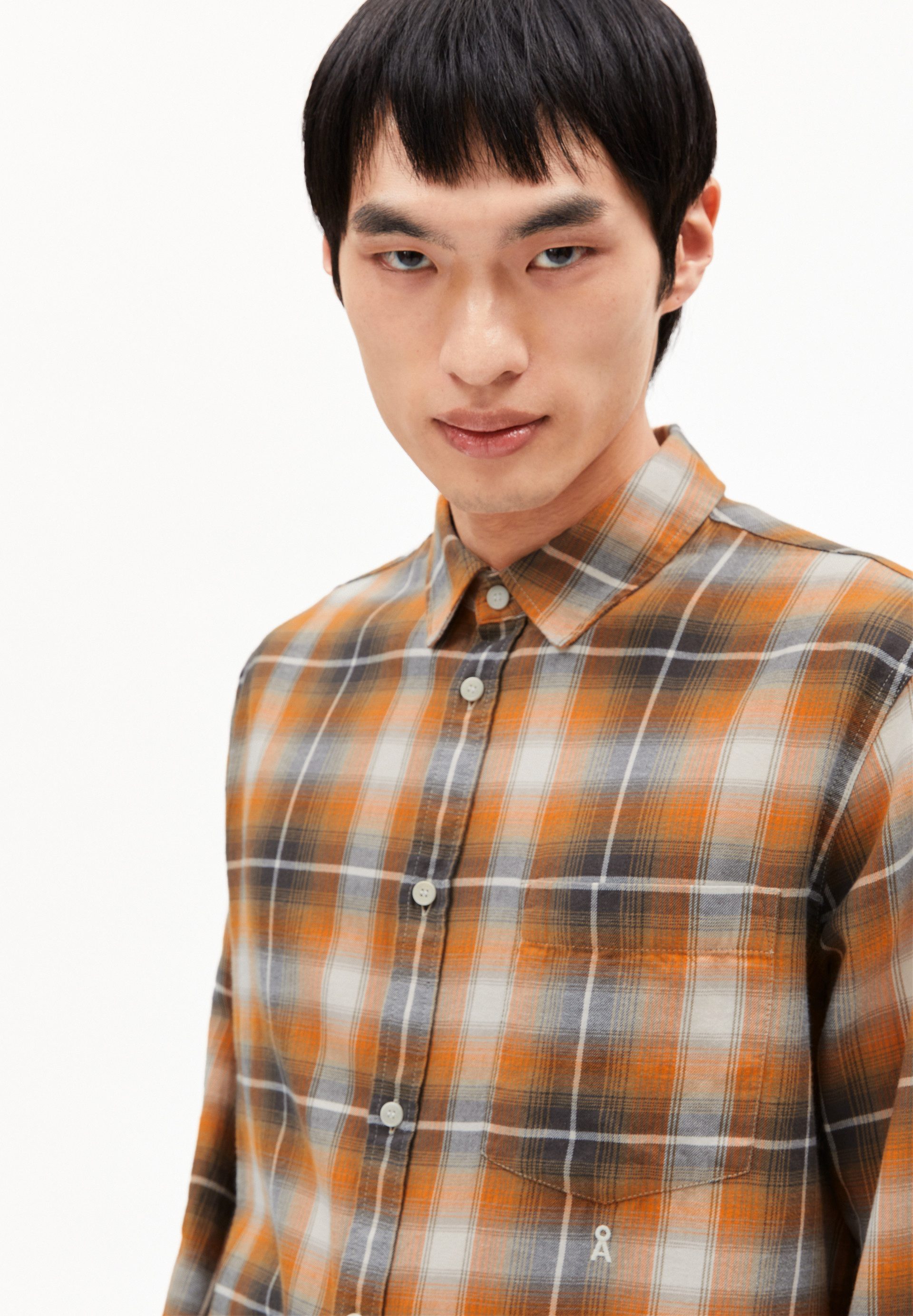 Armedangels Langarmhemd GALAANTES Hemd aus Bio-Baumwolle (1-tlg., Relaxed Fit) Relaxed Fit