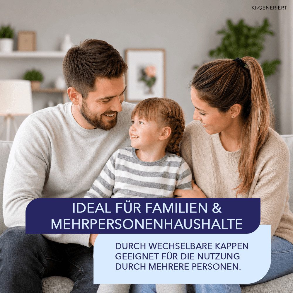 IEA Medical Ersatzschutzkappen für Ohrthermometer, 20-St., Einweg-Hygienekappen für saubere Temperaturmessung