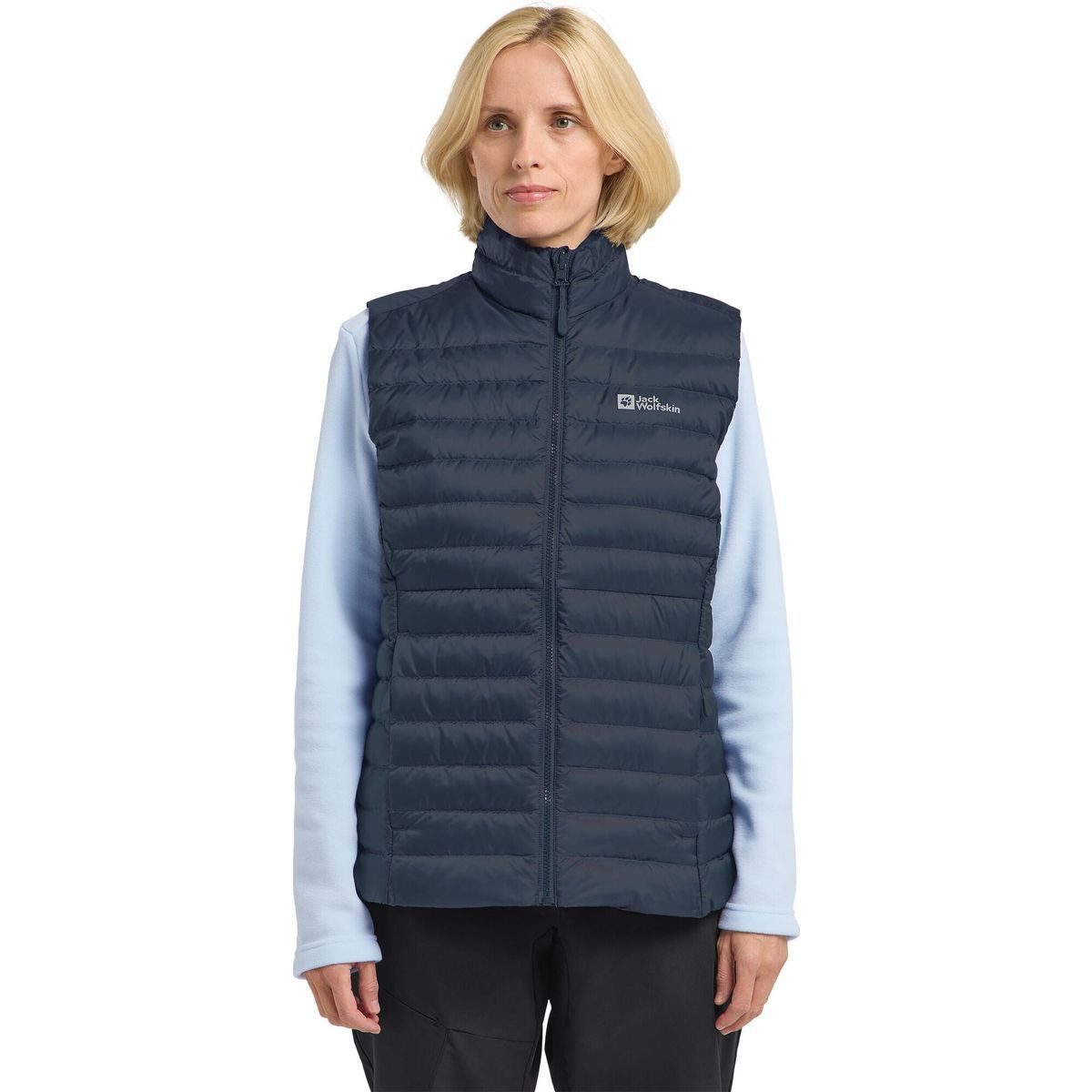 Jack Wolfskin Funktionsweste Pilvi Down Vest W RDS Leichte Damen-Isolationsweste mit 700er-Daunenfüllung, winddicht