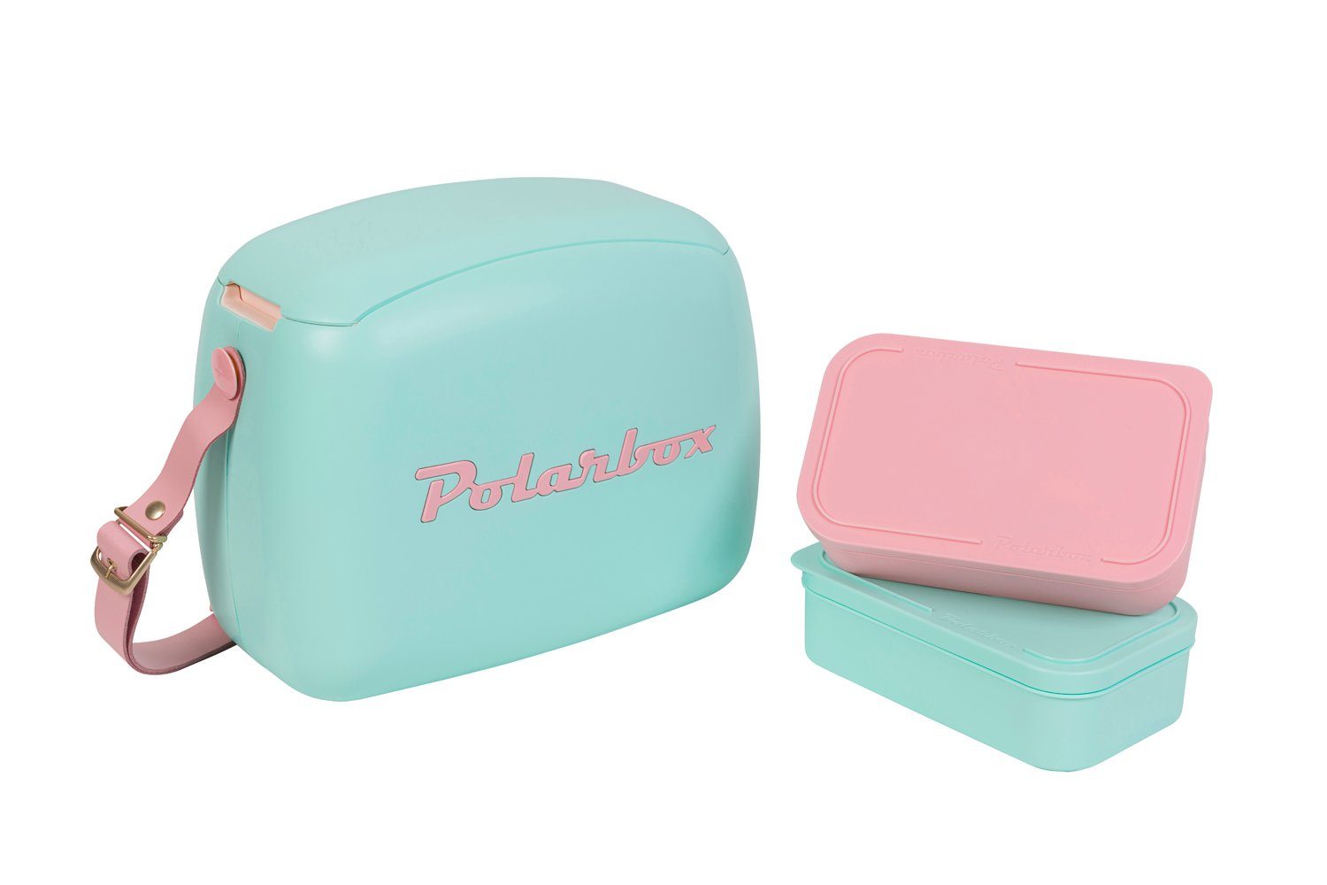 Frischhaltedose Kühlbox Polar 6 Liter mit 2 Lunchboxen (Farbe wählbar)