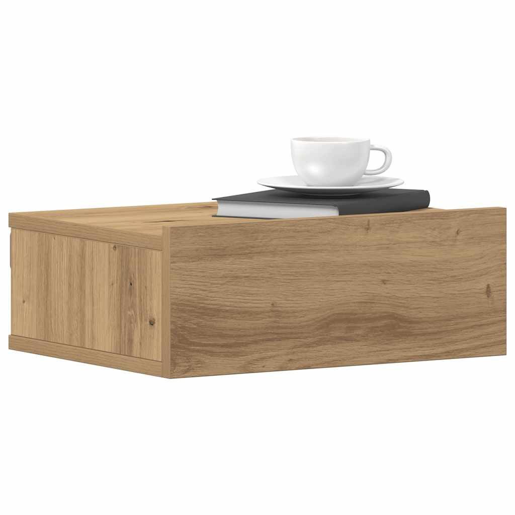 vidaXL Nachttisch Nachttisch Hängend Artisan-Eiche 40x32x15 günstig online kaufen