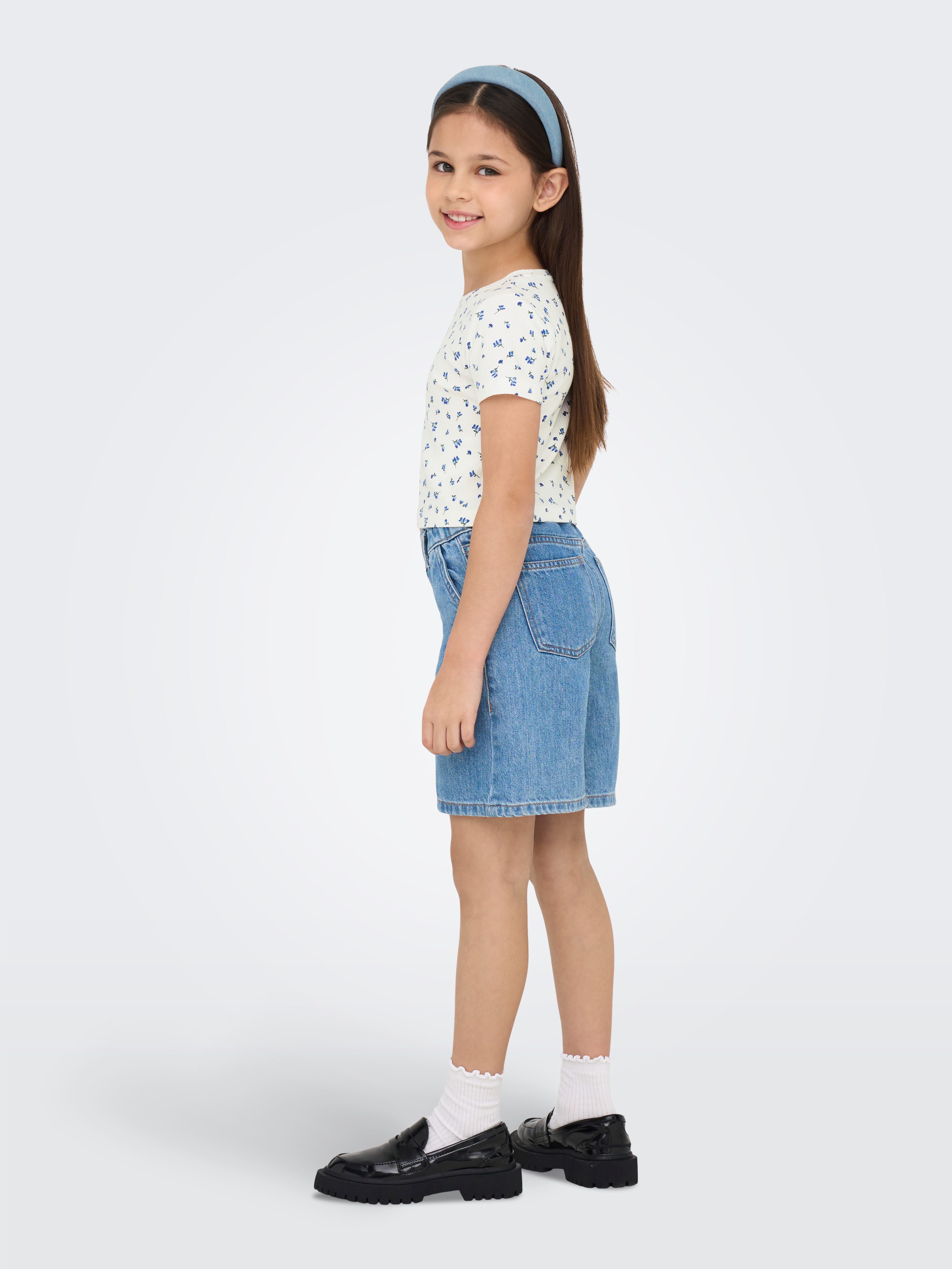 KIDS ONLY T-Shirt KOGBELLA LIFE SHORT AOP S/S TOP JRS NOOS