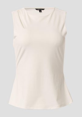 Comma Shirttop Jersey-Top mit Cut-Out an der Schulterpartie Cut Out