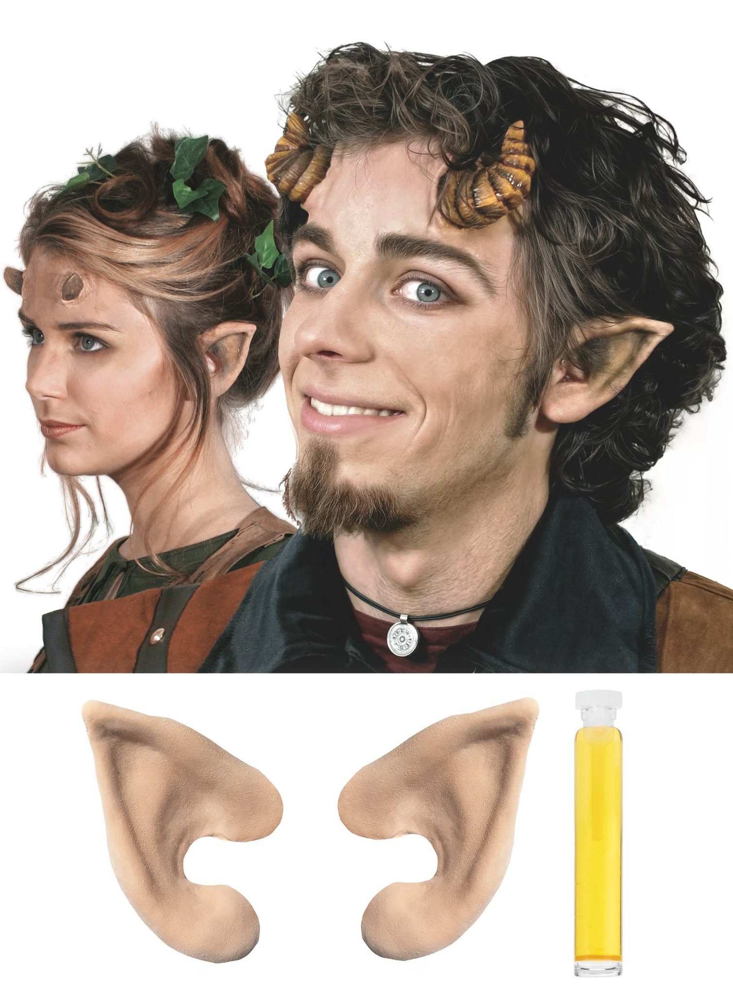 Theaterschminke Satyr Latexohren