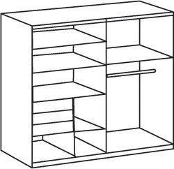 Oldenburg Schwebetürenschrank mit Wimex Spiegel